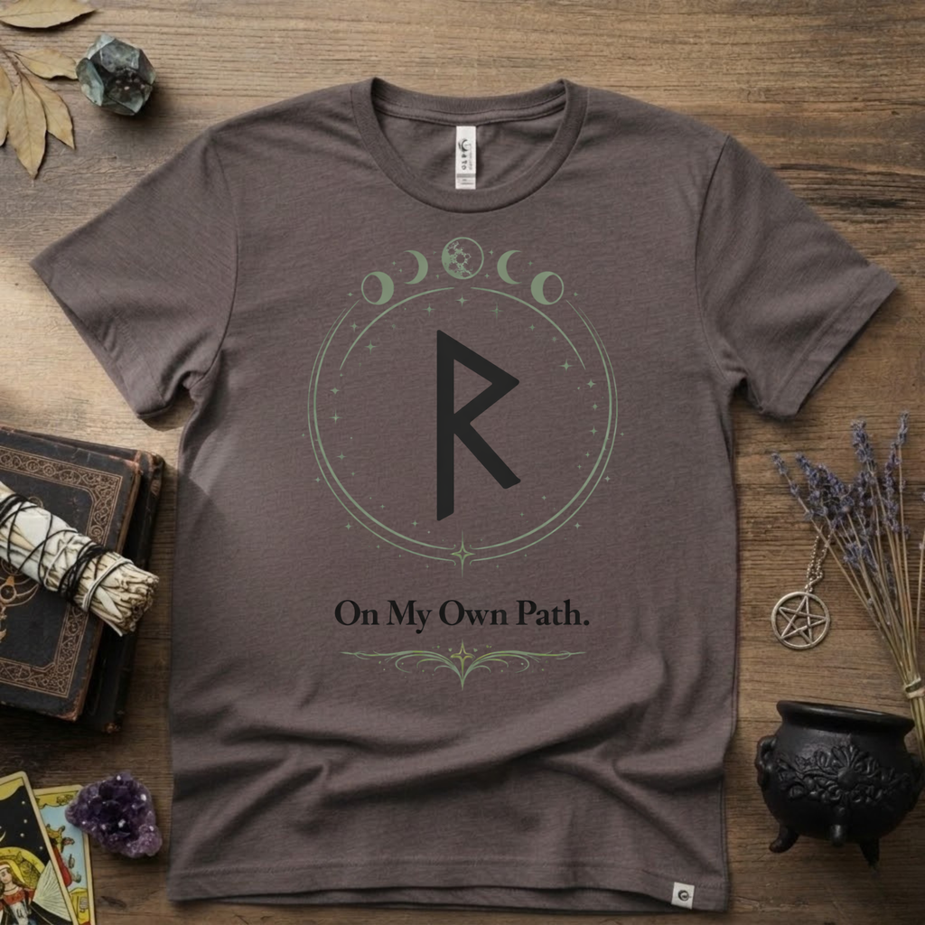 Raidho Rune 'On My Own Path' T-Shirt