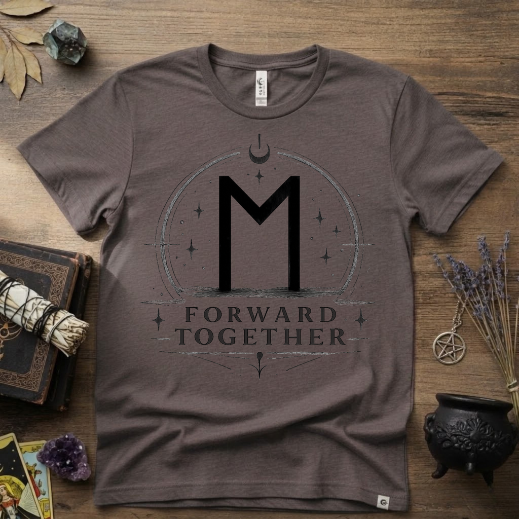 Ehwaz Rune T-Shirt — "Forward Together"