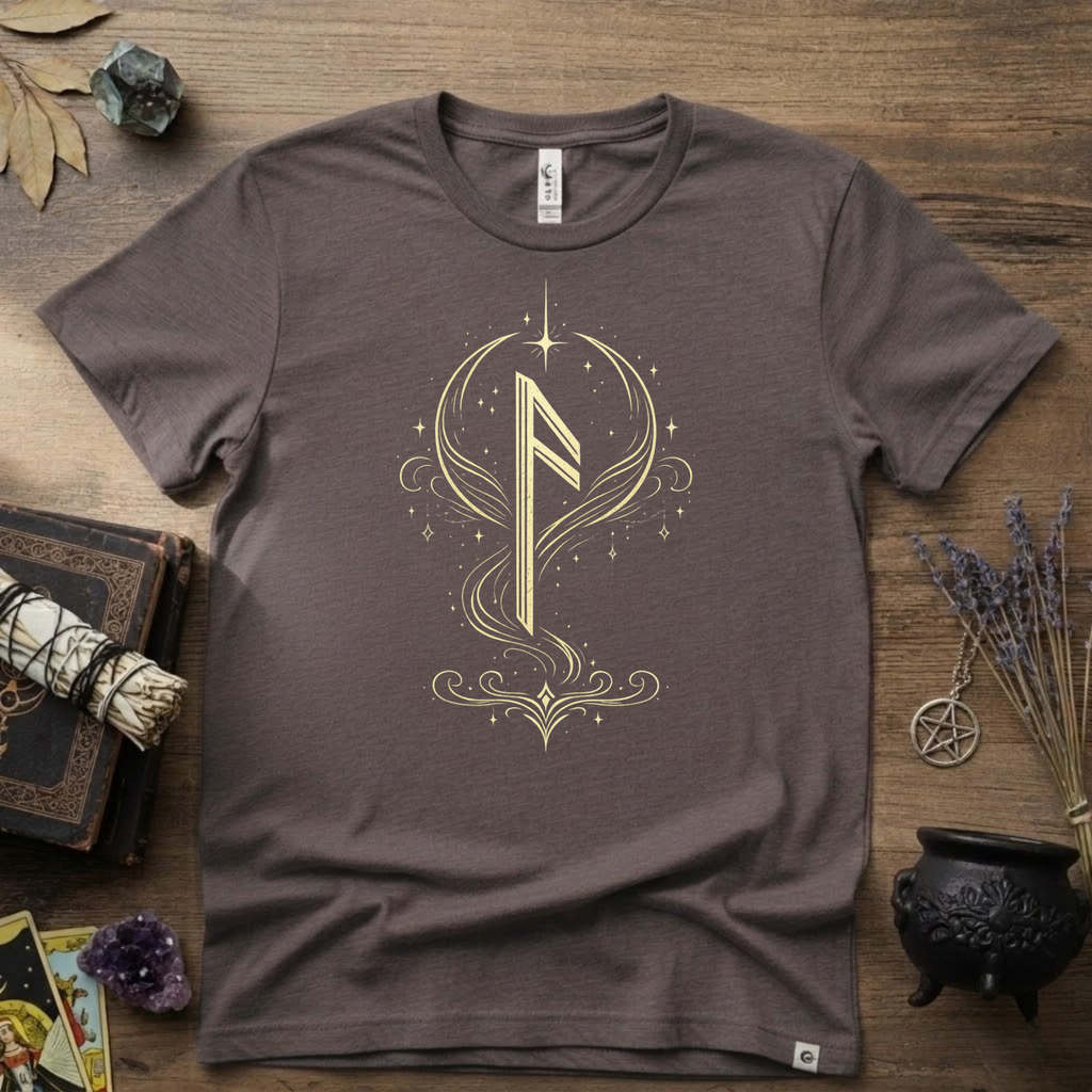 Ansuz Rune T-Shirt — Norse Rune Symbol Tee