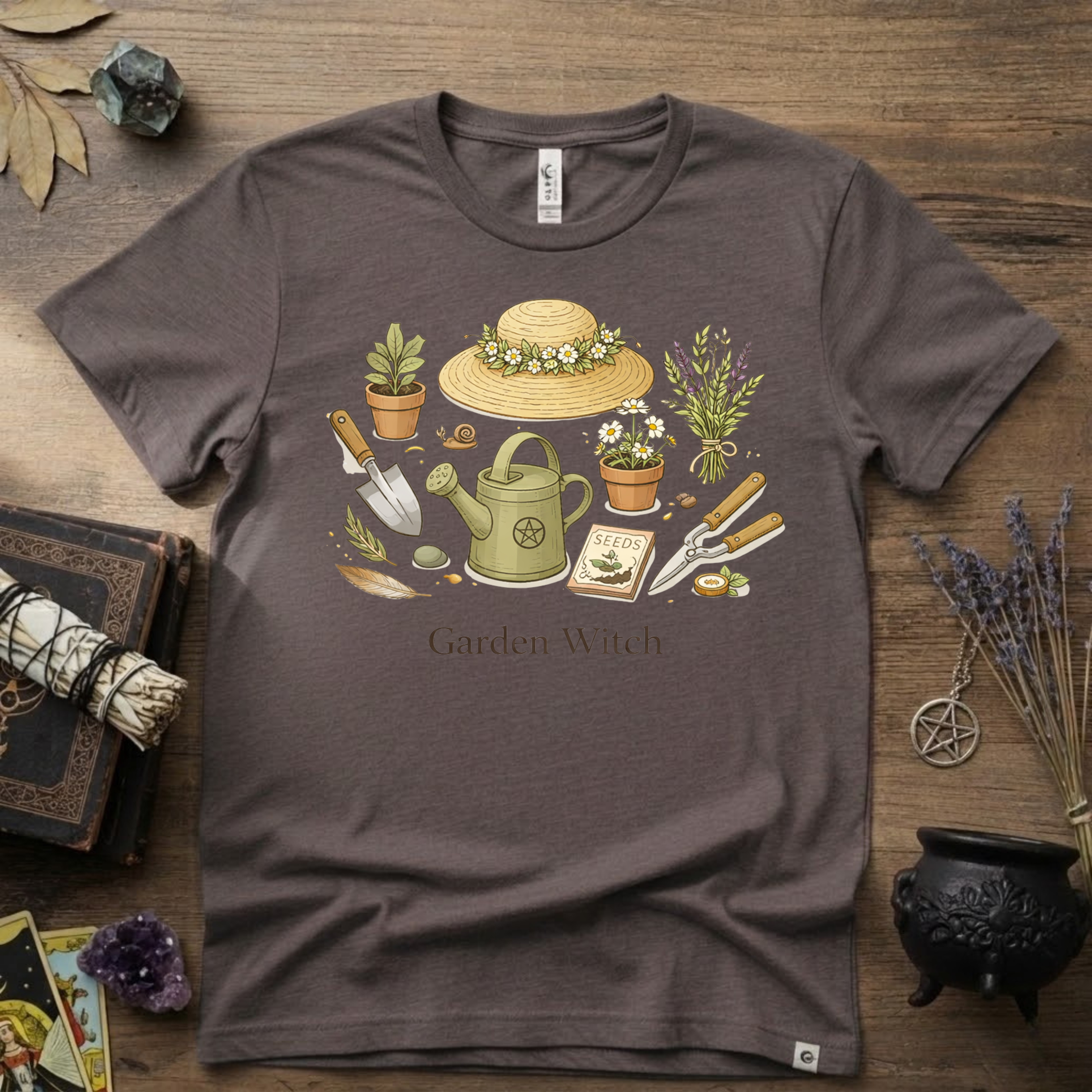 Garden Witch T-Shirt — Witchy Plant Magic Tee
