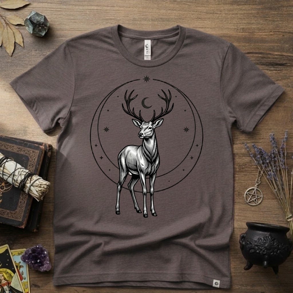 Stag Totem T-Shirt — Majestic Deer Graphic Tee