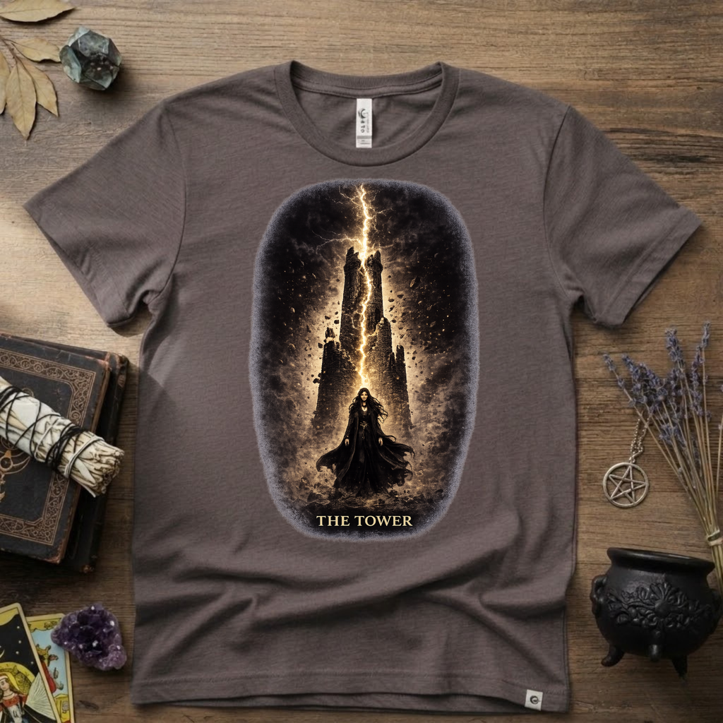 Tarot T-Shirt — The Tower