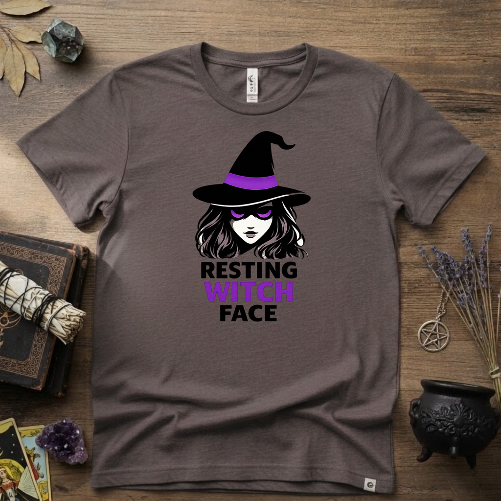 Witchy T-Shirt — "Resting Witch Face"