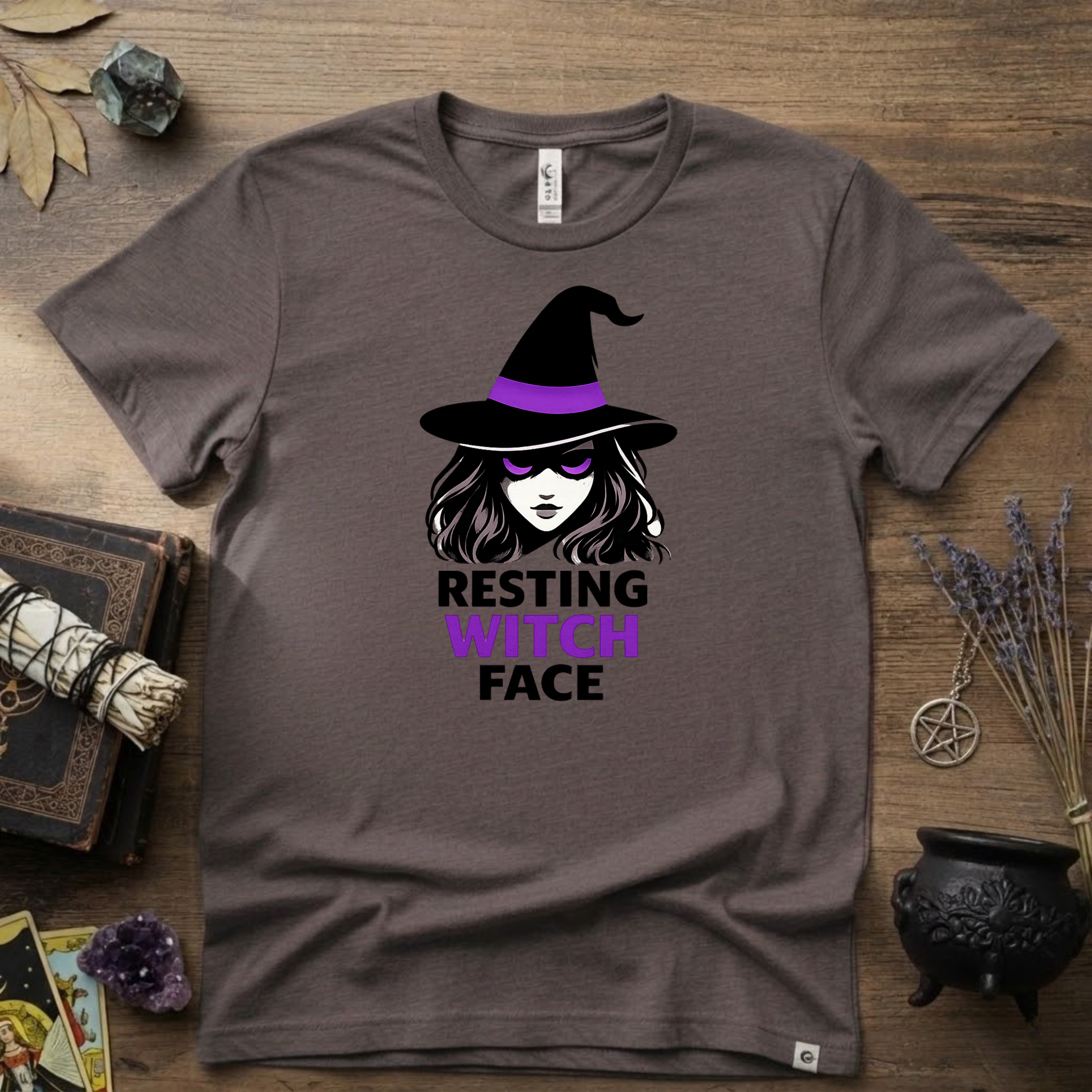 Witchy T-Shirt — "Resting Witch Face"
