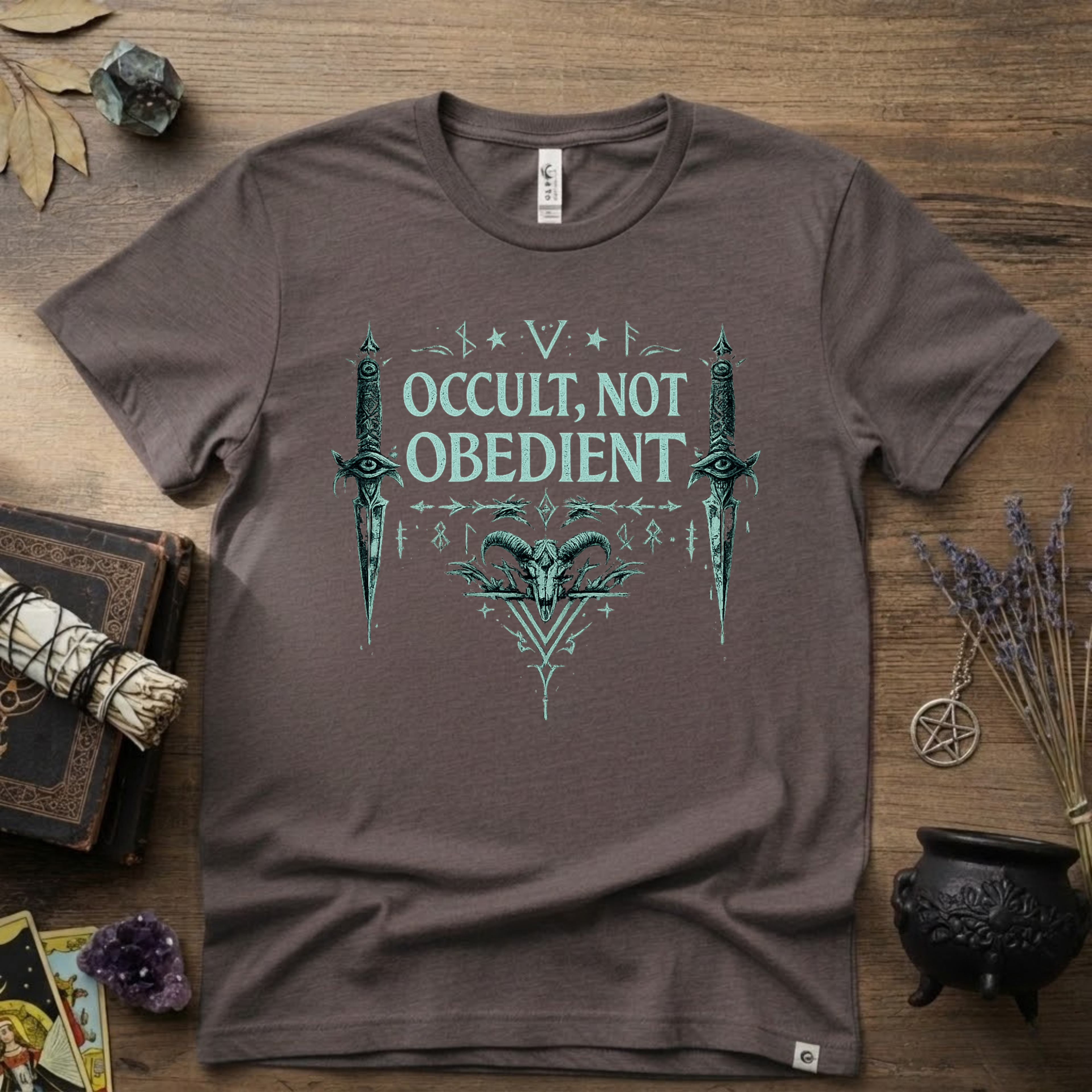 Witchy T-Shirt — "Occult Not Obedient"