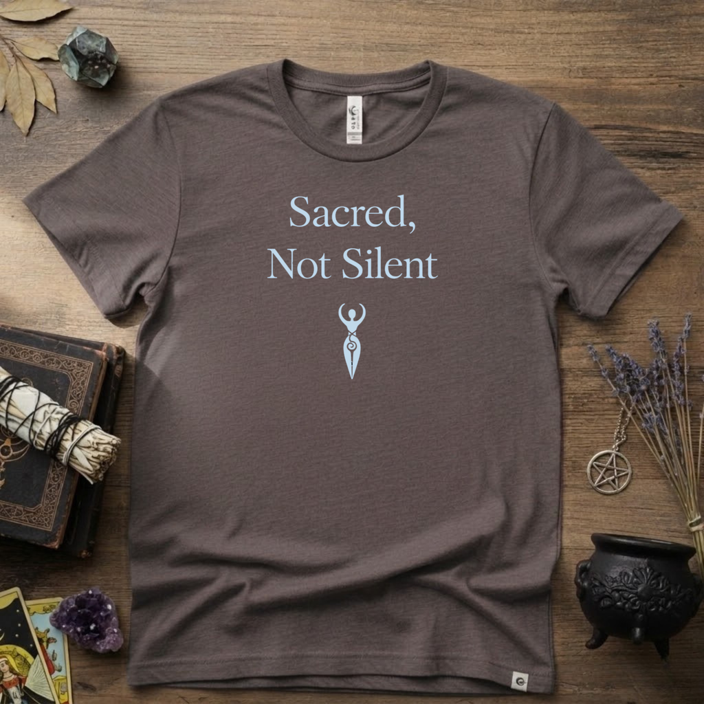 Witchy T-Shirt — "Sacred Not Silent"