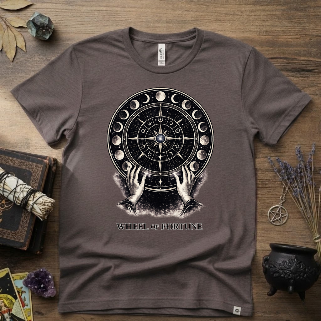 Tarot T-Shirt — The Wheel of Fortune