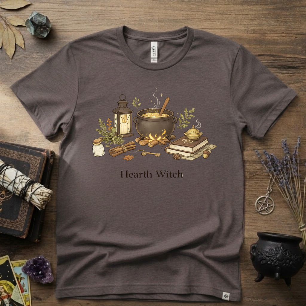 Hearth Witch T-Shirt — Witchy Magic Tee