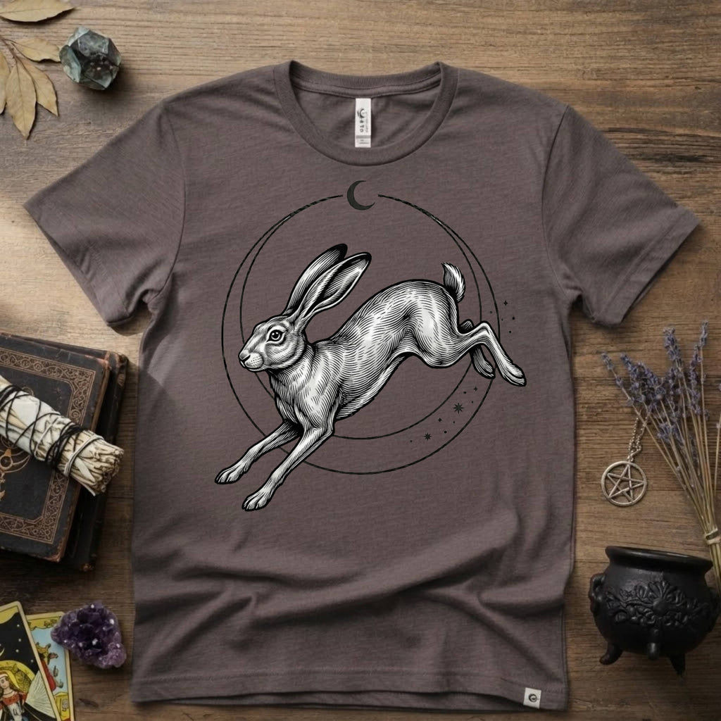 Rabbit Totem T-Shirt — Spiritual Animal Rabbit Tee for Nature Lovers