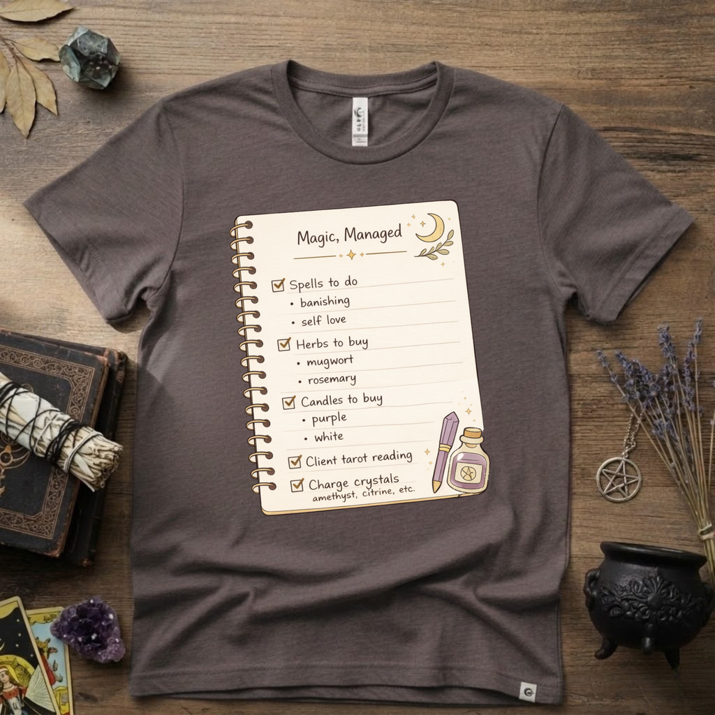 Witchy T-Shirt — "Magic Managed"