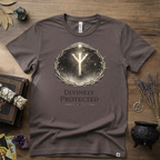 Divinely Protected Algiz Rune T-Shirt — Viking Protection Symbol Tee