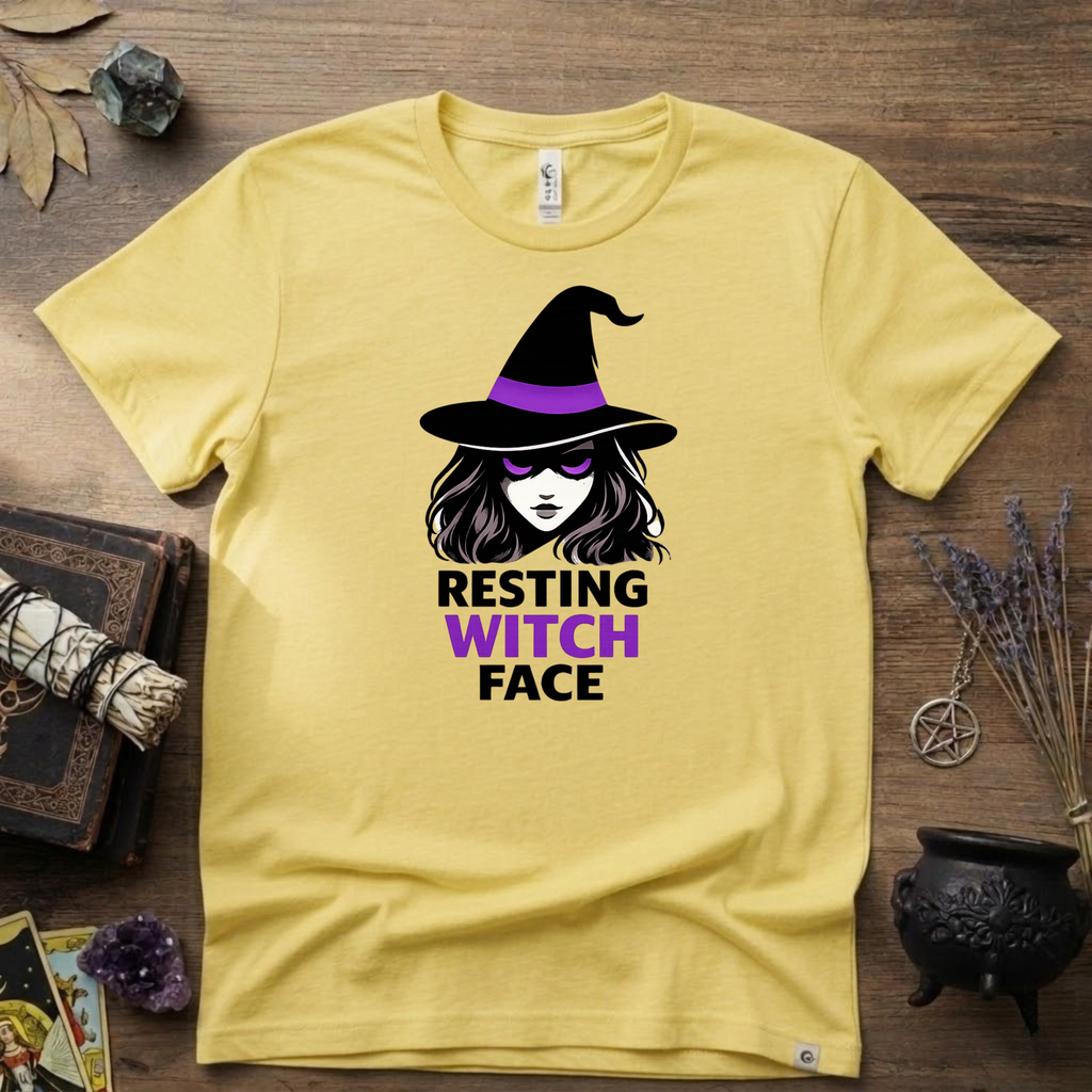 Witchy T-Shirt — "Resting Witch Face"