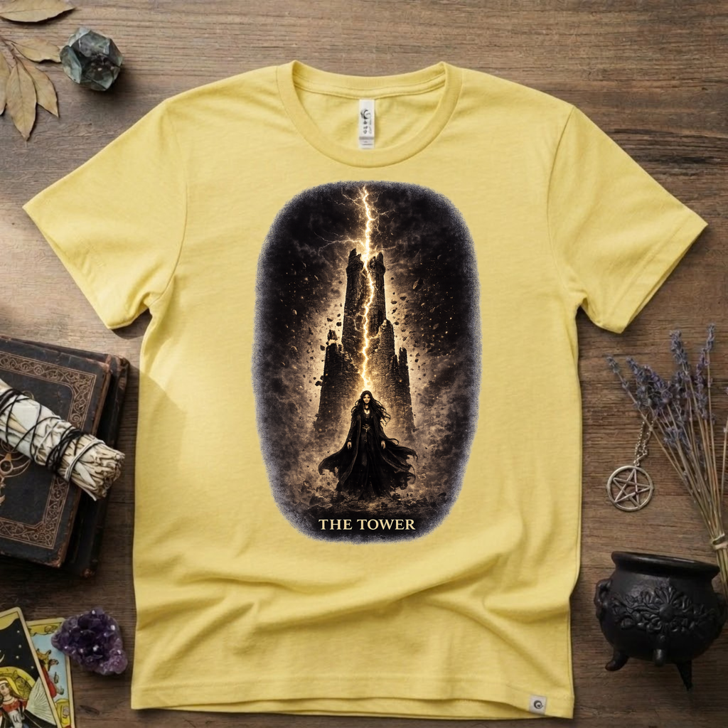 Tarot T-Shirt — The Tower