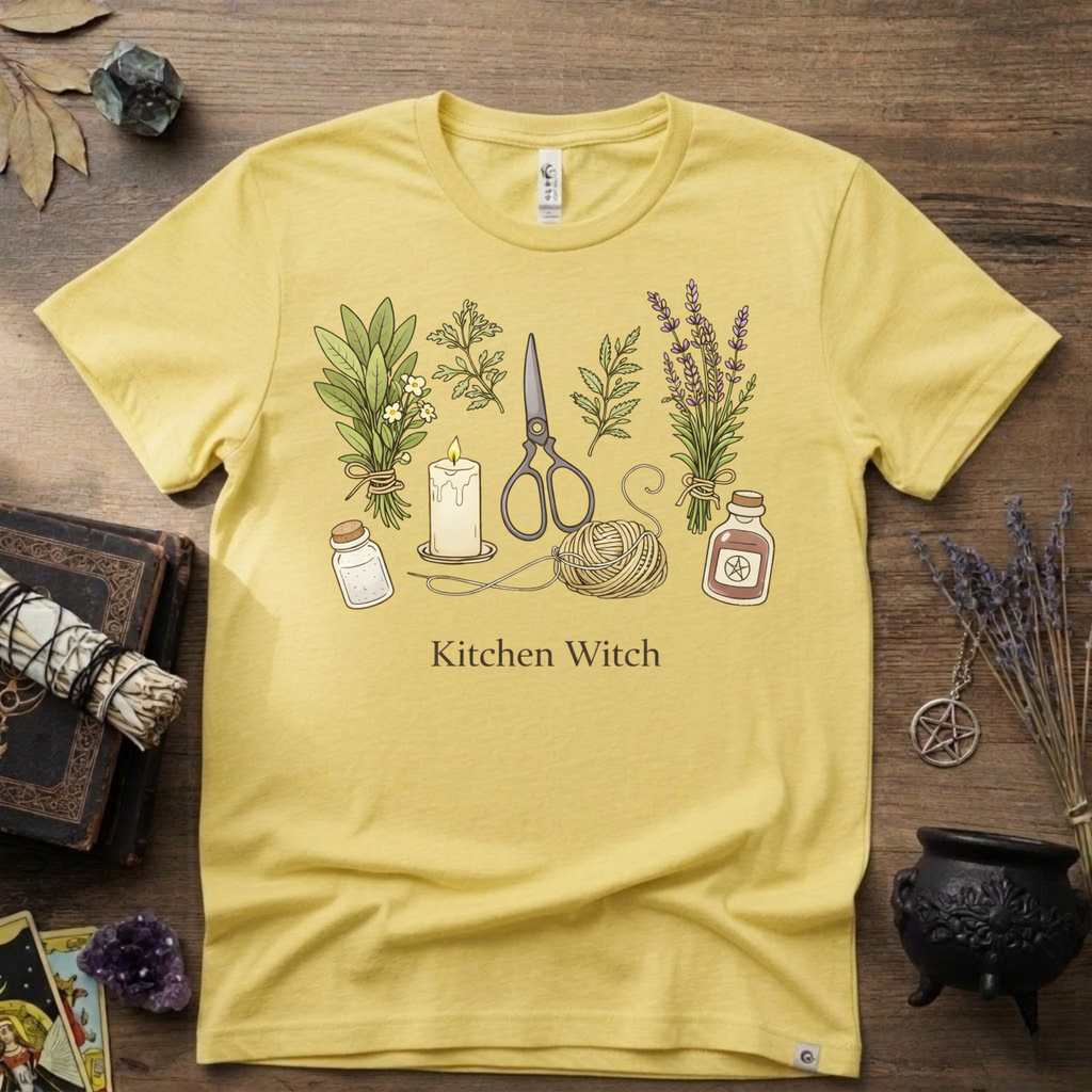 Kitchen Witch T-Shirt — Witchy Kitchen Spell Tee