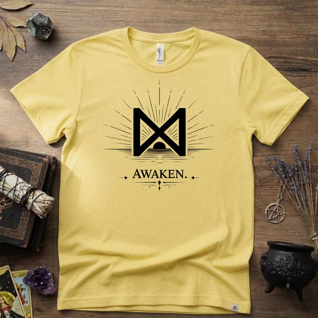 Dagaz Rune T-Shirt — "Awaken" Nordic Symbol Tee