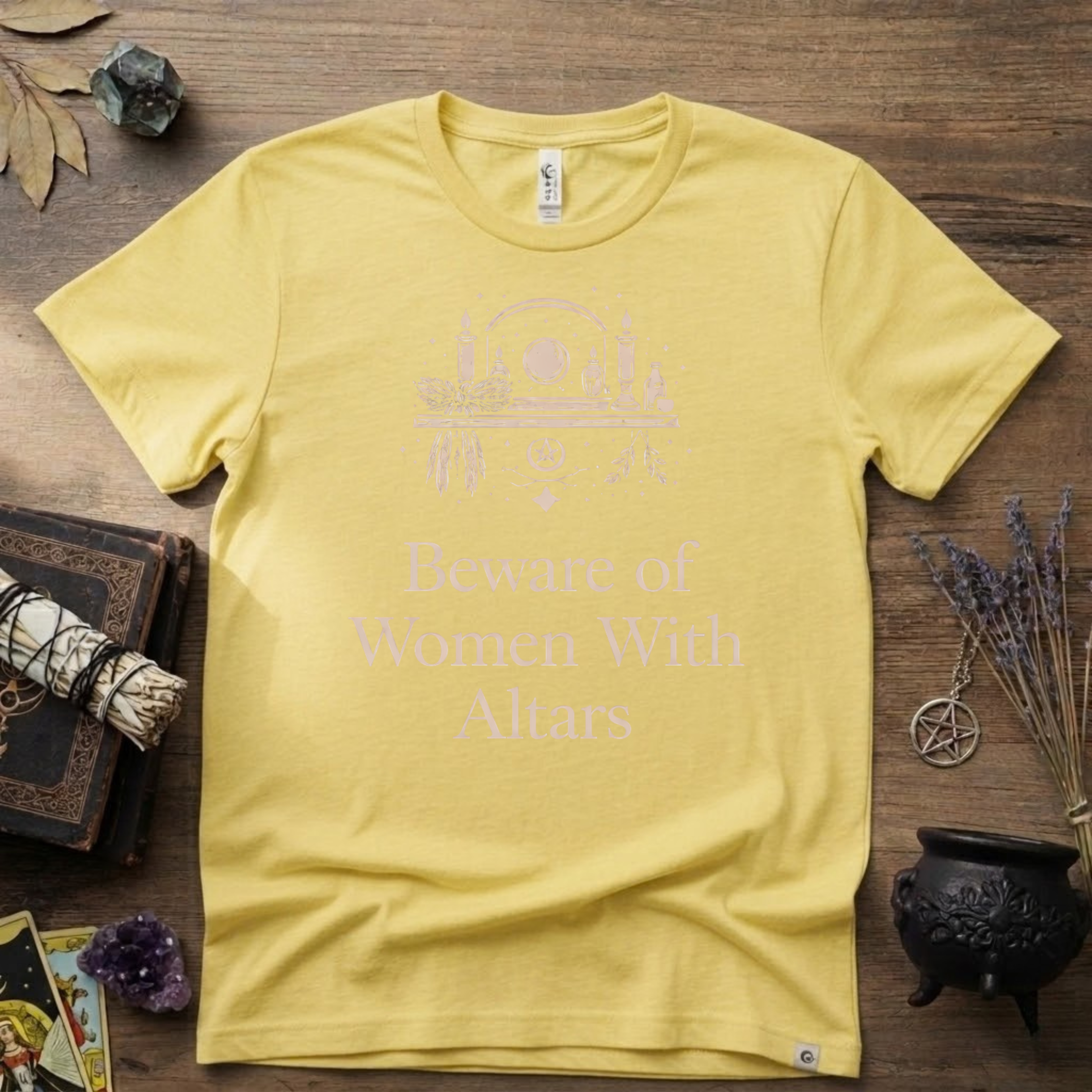 Beware of Women With Altars T-Shirt | Witchy Pagan Spiritual Tee