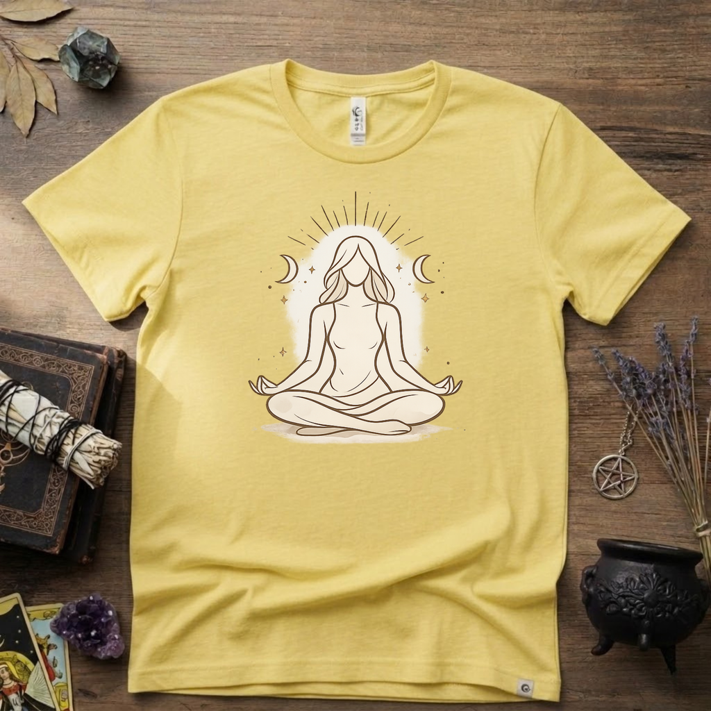 Witchy T-Shirt — "Meditation Witch"