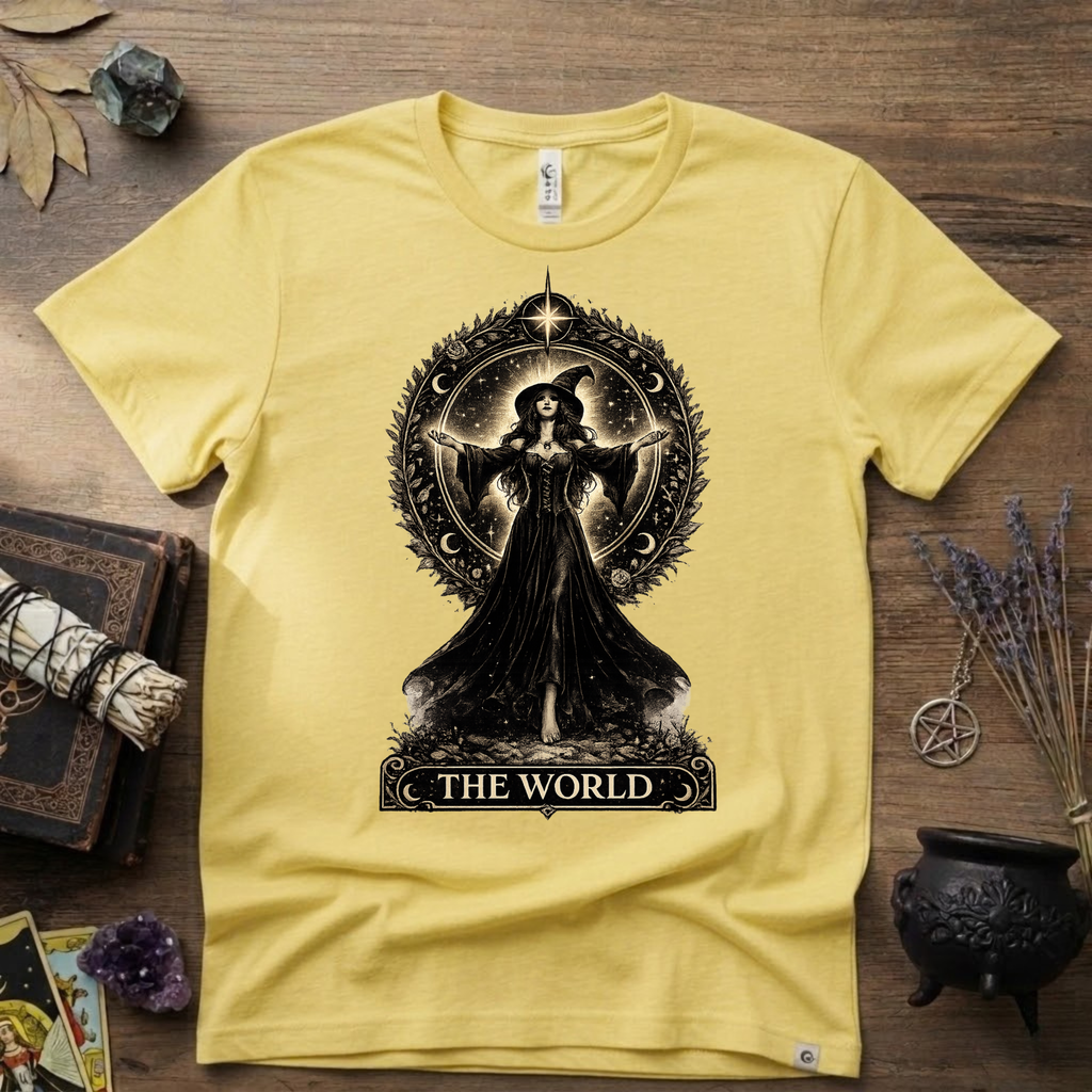 Tarot T-Shirt — The World