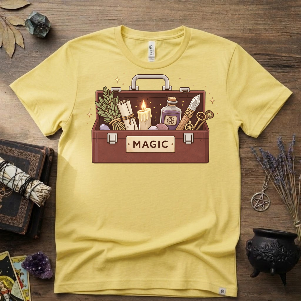 Witchy T-Shirt — "Magic Toolbox"