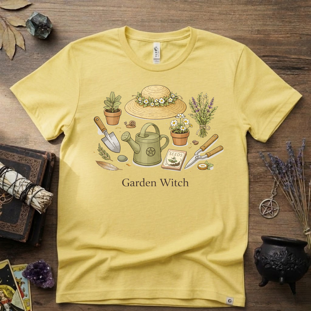 Garden Witch T-Shirt — Witchy Plant Magic Tee