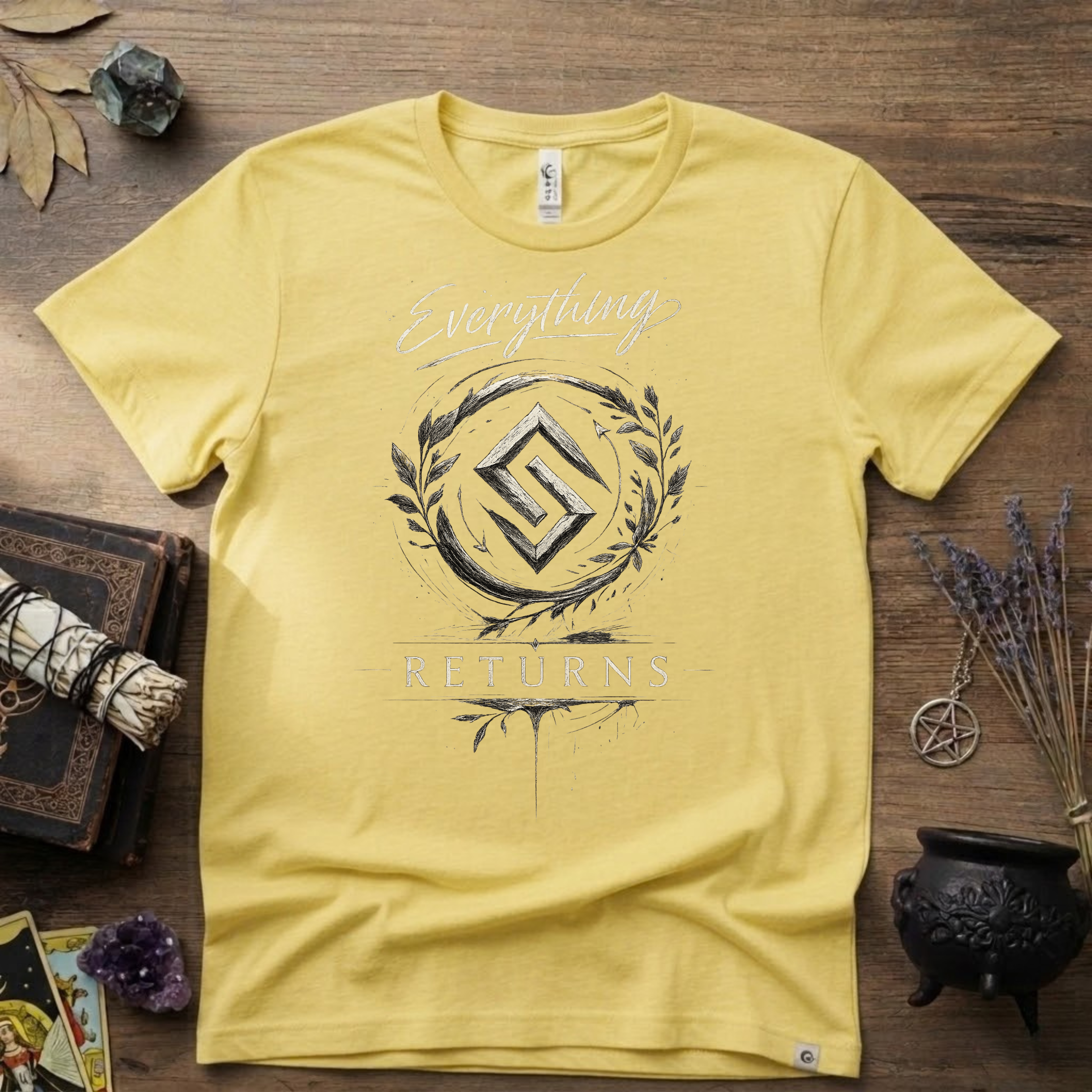 Jera Rune "Everything Returns" T-Shirt