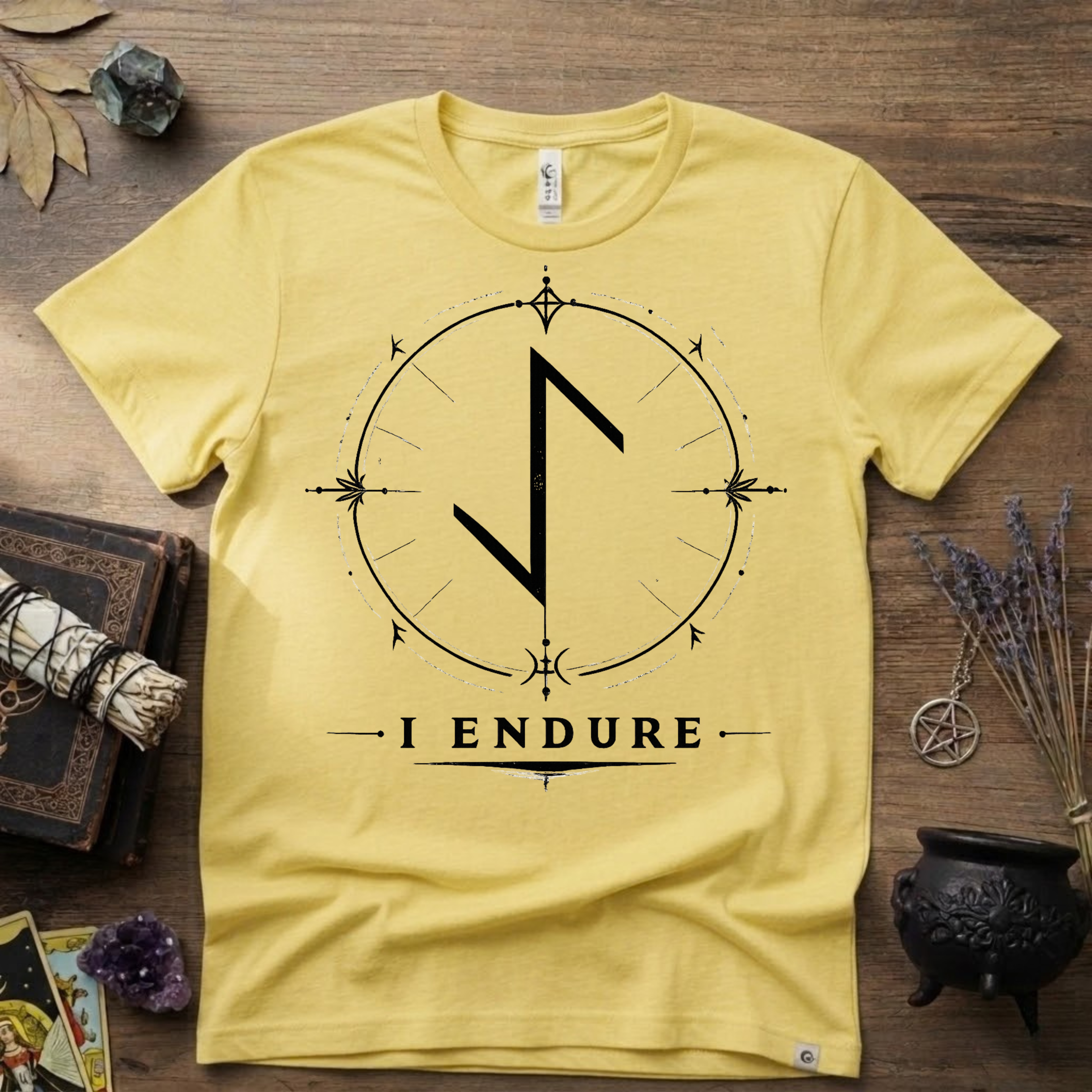 Eihwaz Rune 'I Endure' T-Shirt