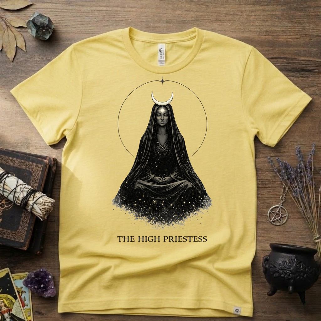 Tarot T-Shirt — The High Priestess