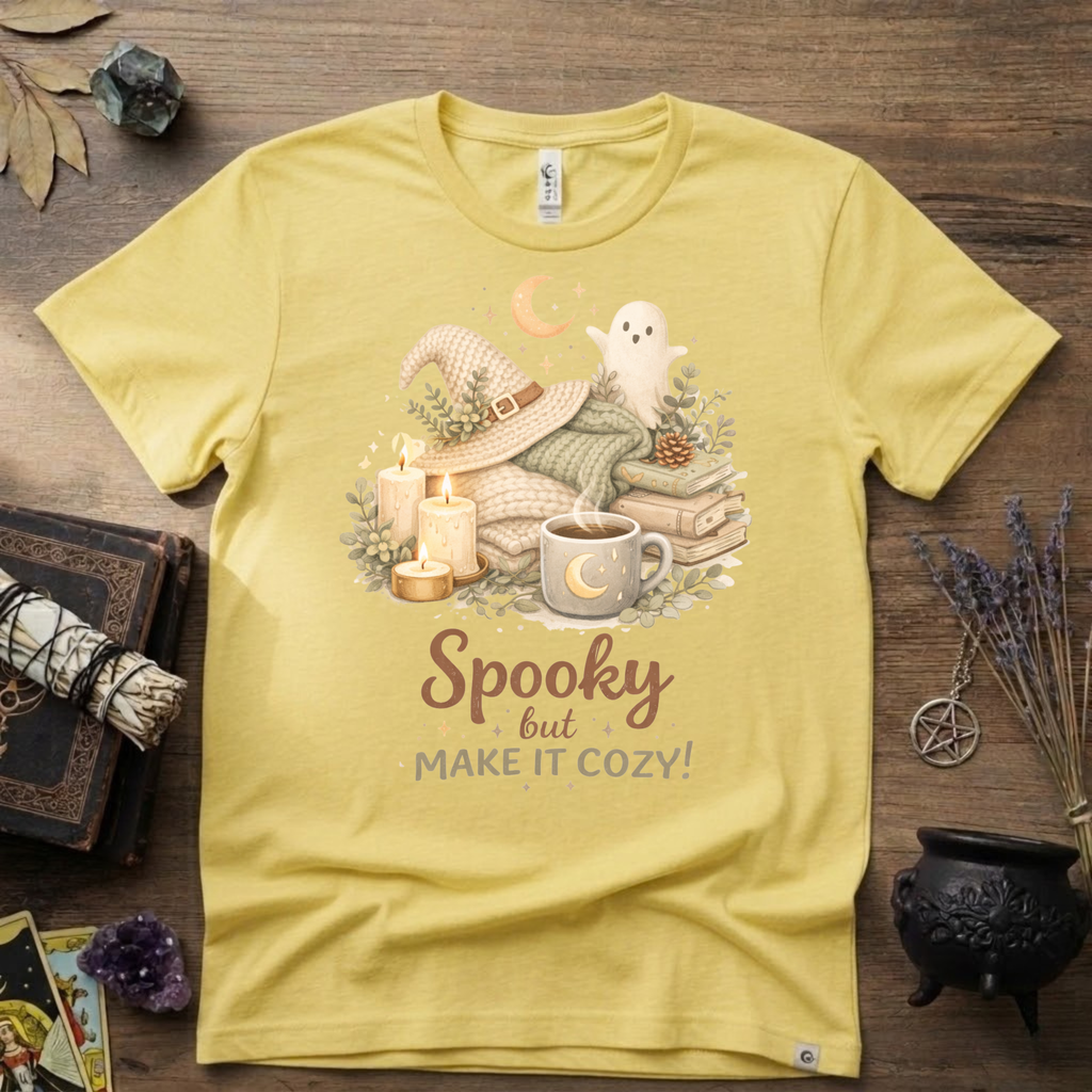 Witchy T-Shirt — Spooky but Make it Cozy