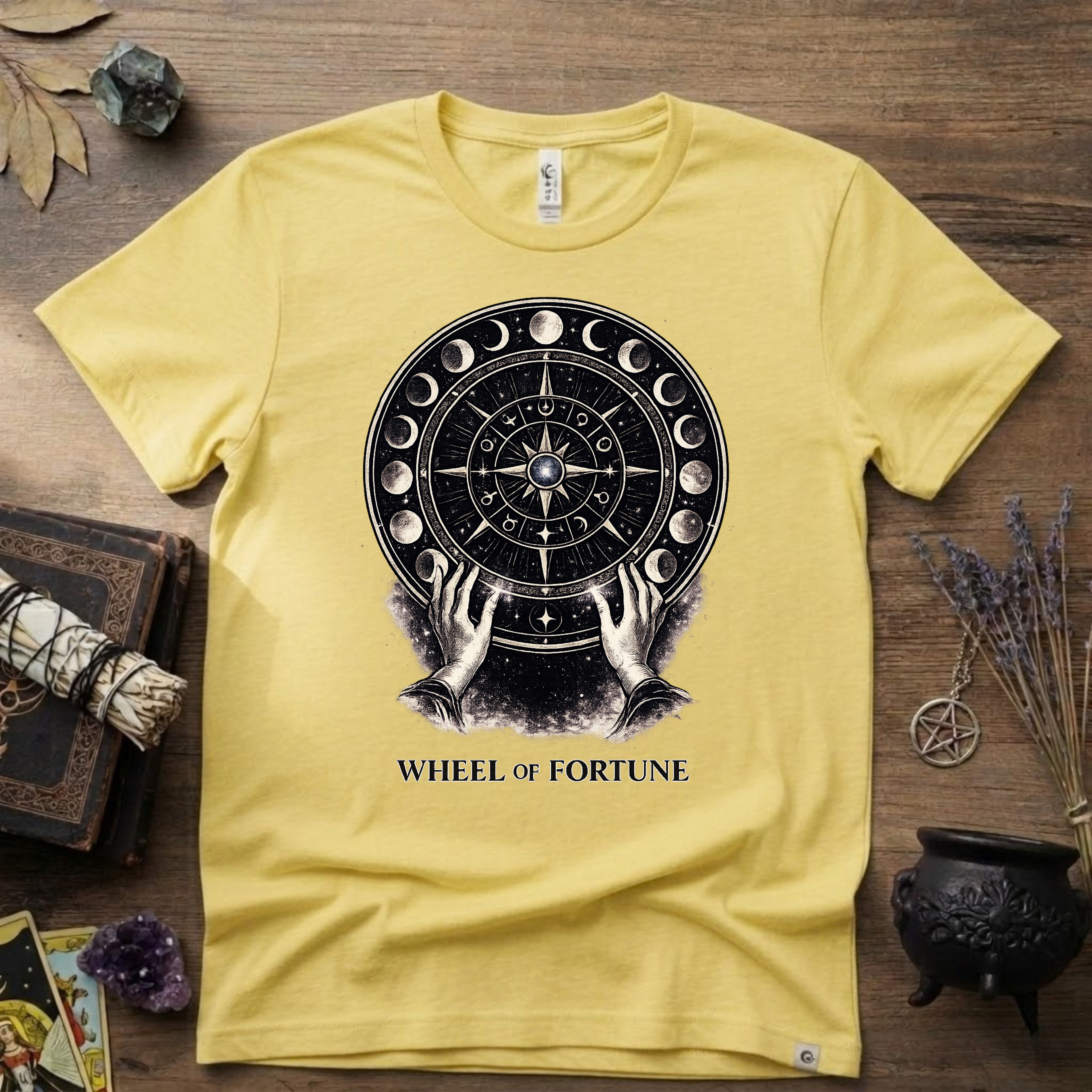 Tarot T-Shirt — The Wheel of Fortune