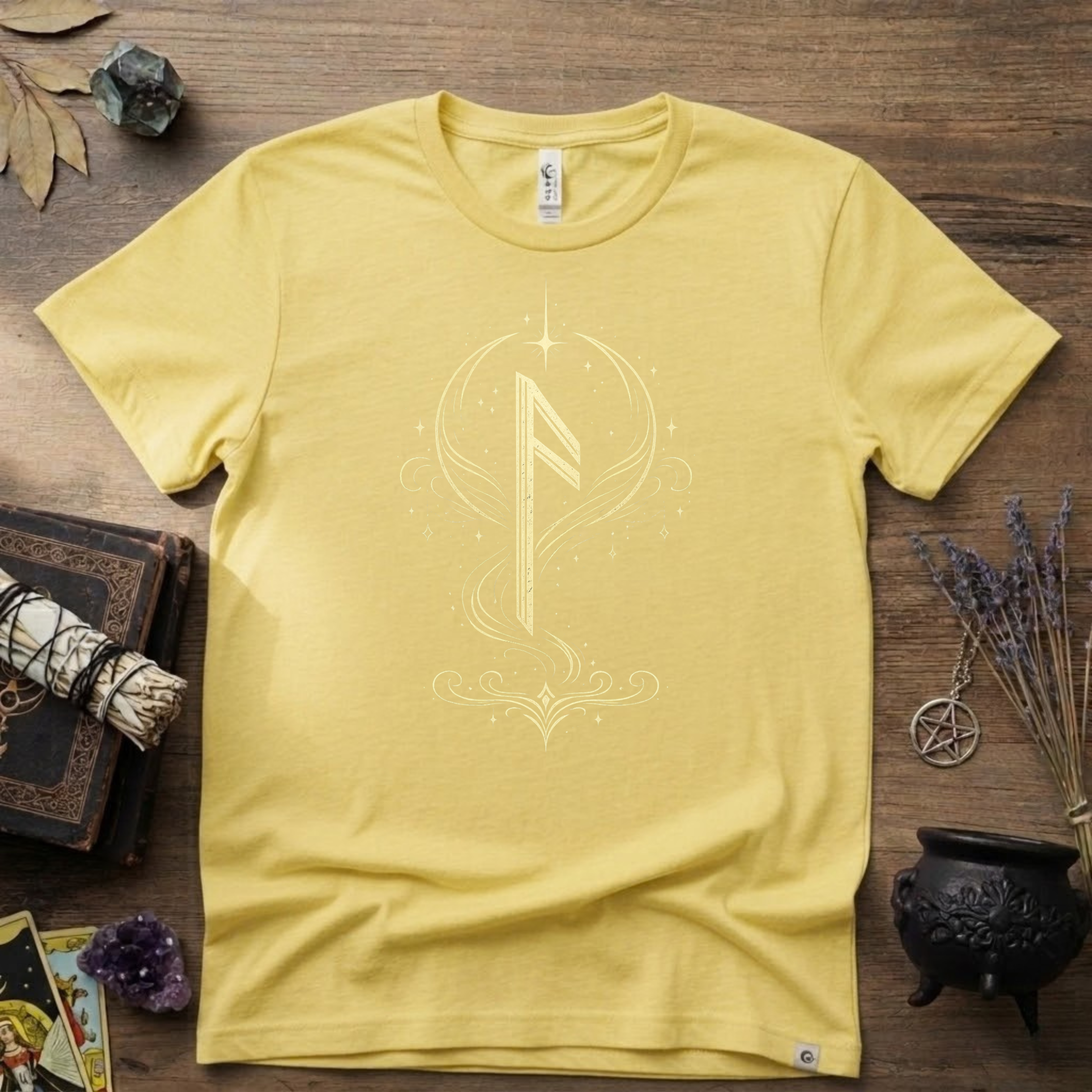 Ansuz Rune T-Shirt — Norse Rune Symbol Tee