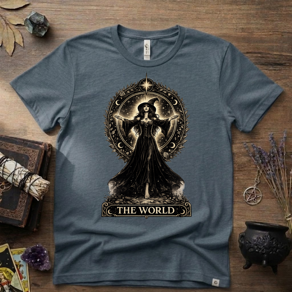 Tarot T-Shirt — The World