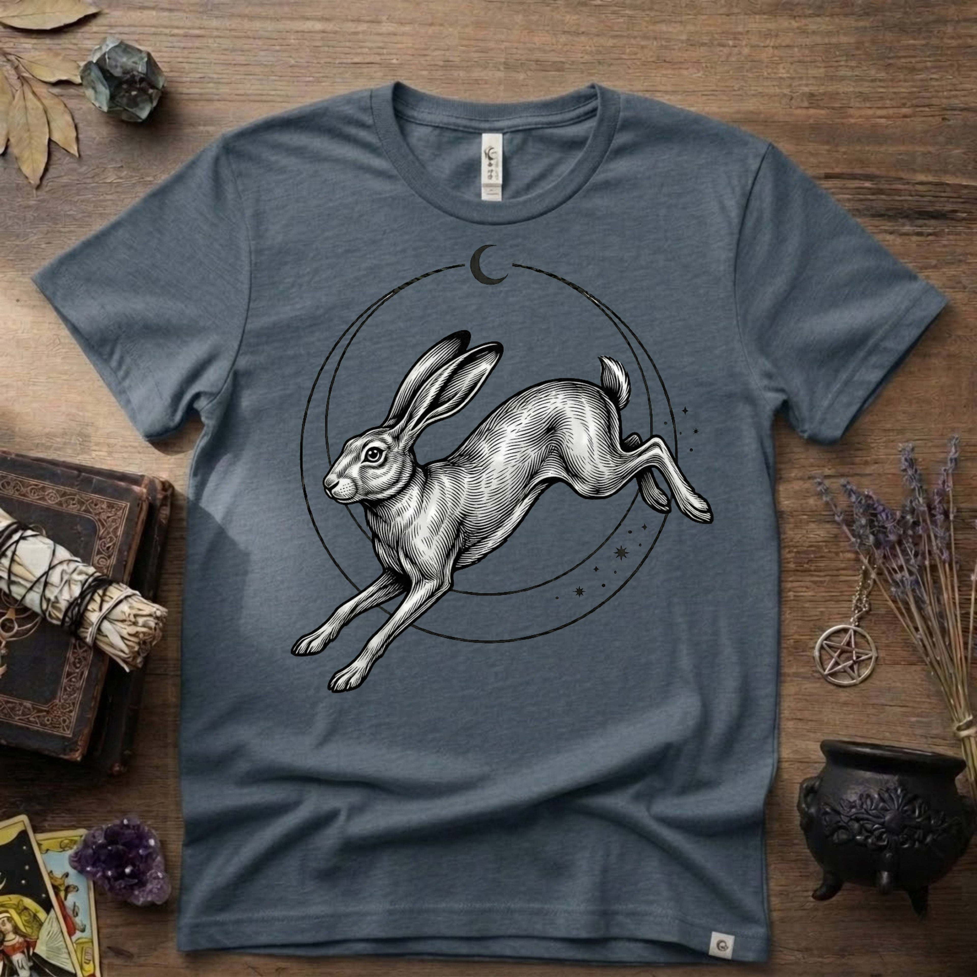 Rabbit Totem T-Shirt — Spiritual Animal Rabbit Tee for Nature Lovers