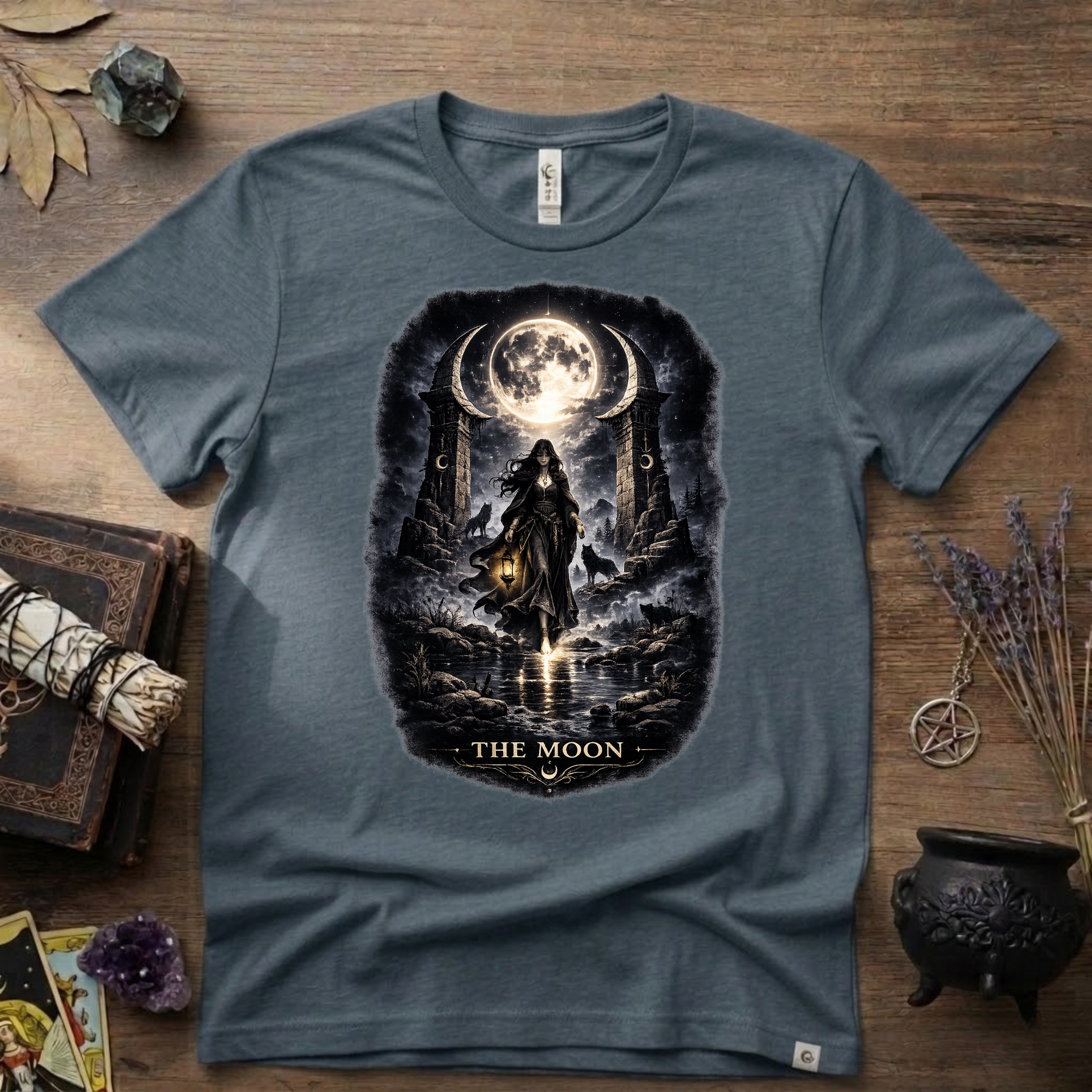 Tarot T-Shirt — The Moon