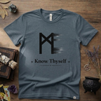 Mannaz Rune "Know Thyself" T-Shirt