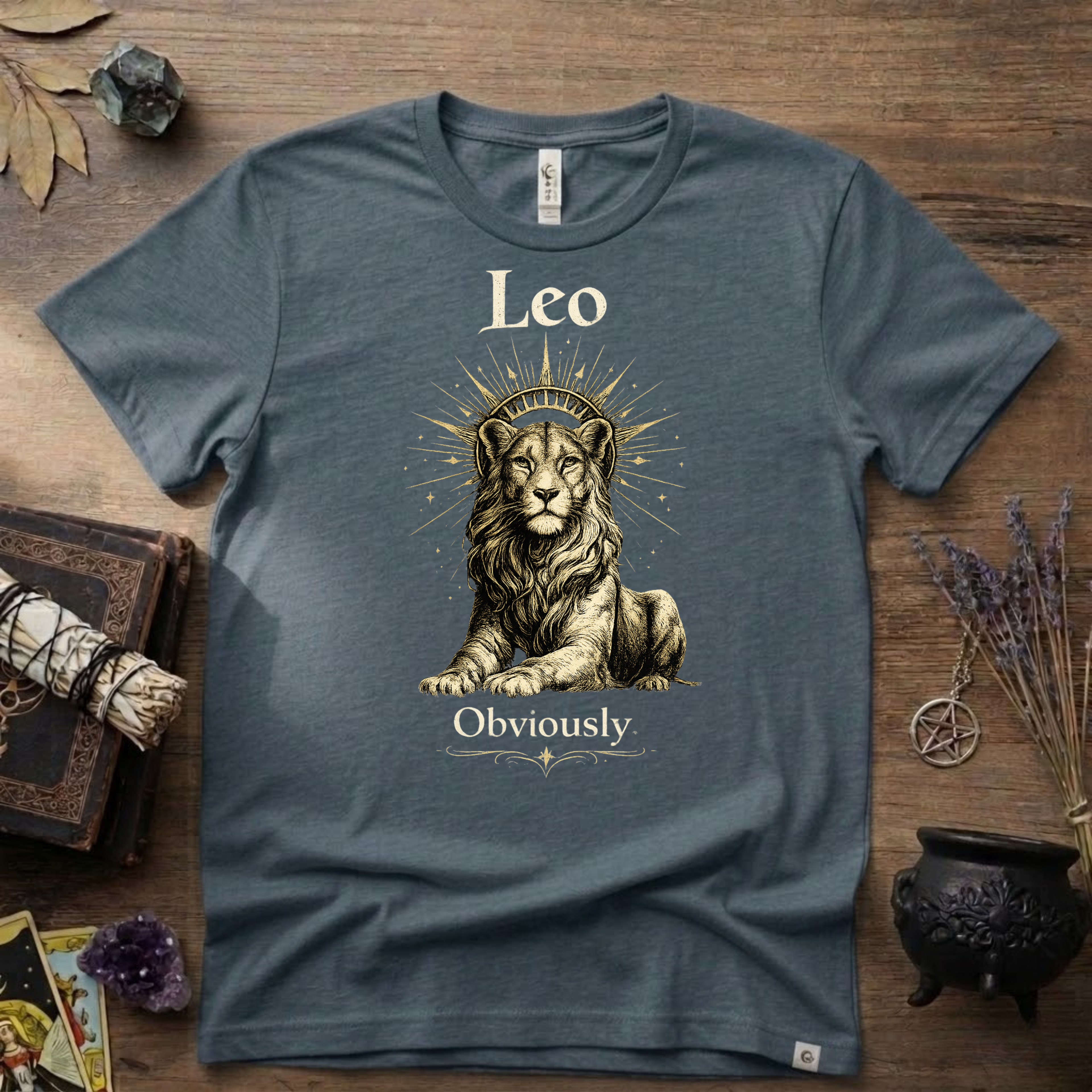 Leo Zodiac T-Shirt — Zodiac Leo "Obviously" Astrology Tee