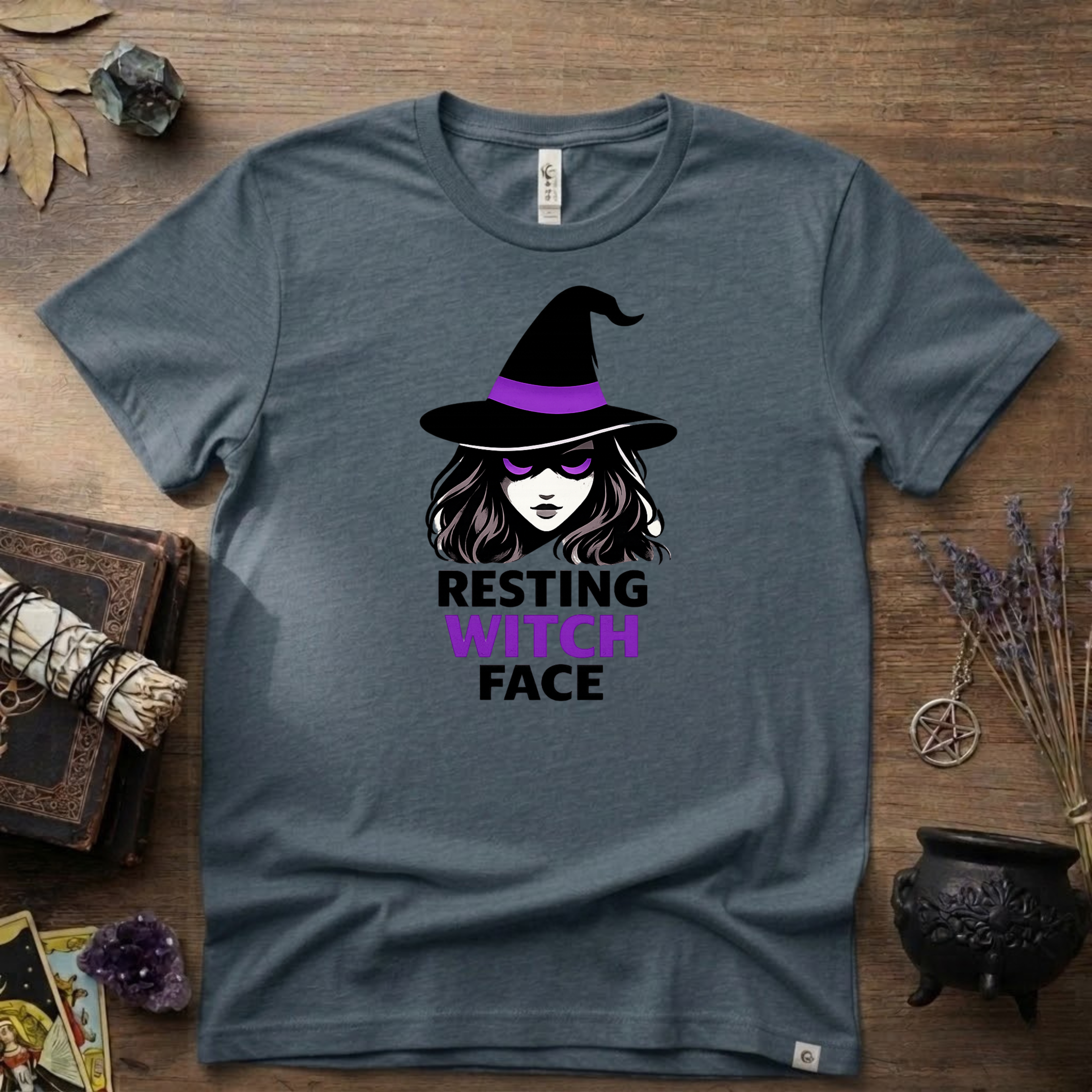 Witchy T-Shirt — "Resting Witch Face"