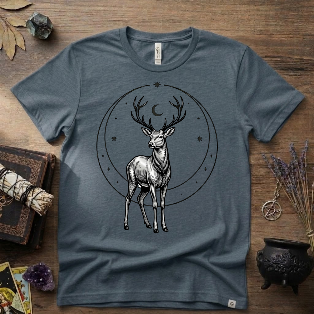 Stag Totem T-Shirt — Majestic Deer Graphic Tee