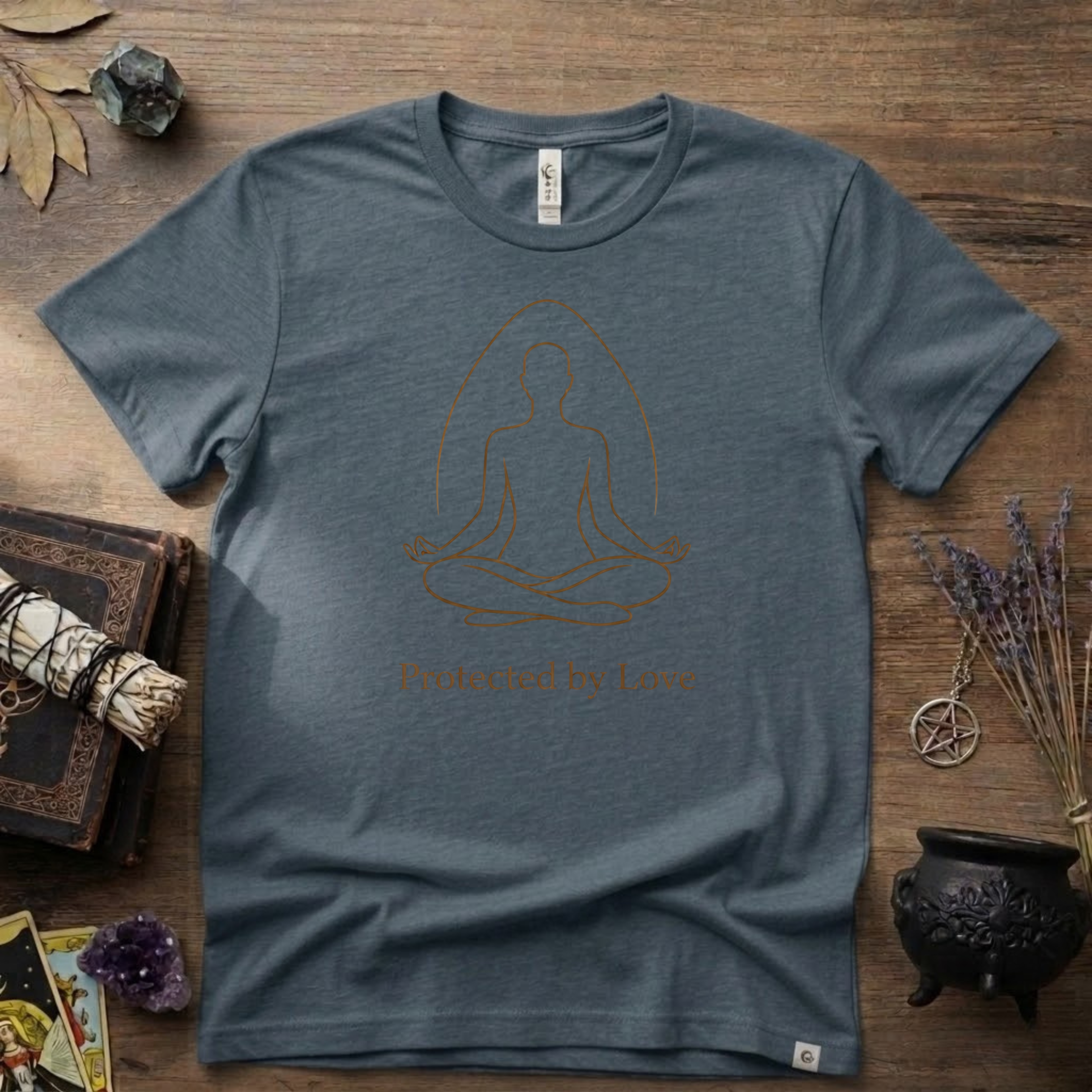 Witchy T-Shirt — "Protected by Love"