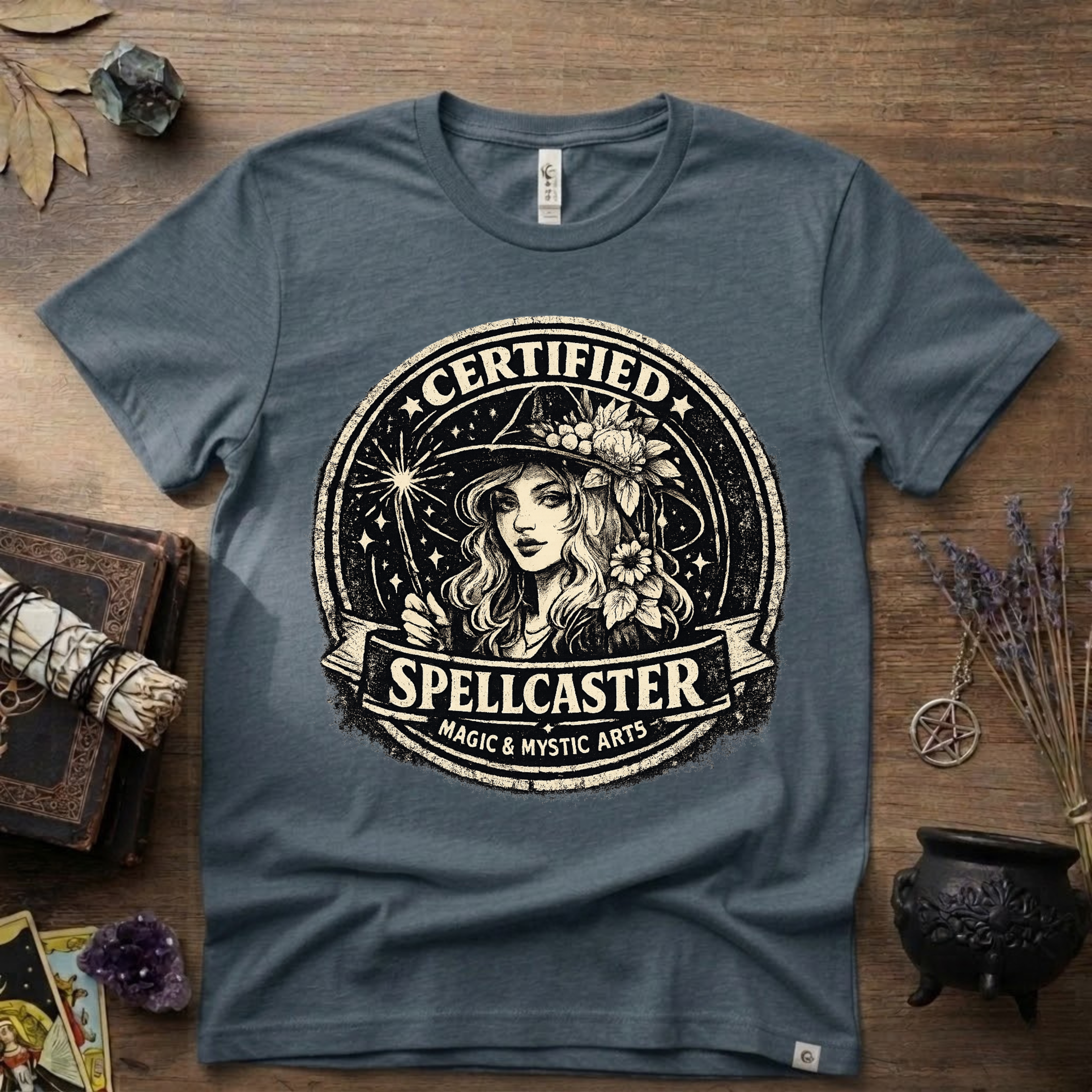 Certified Spell Caster witchy T-Shirt | Witchcraft, Occult, Magical