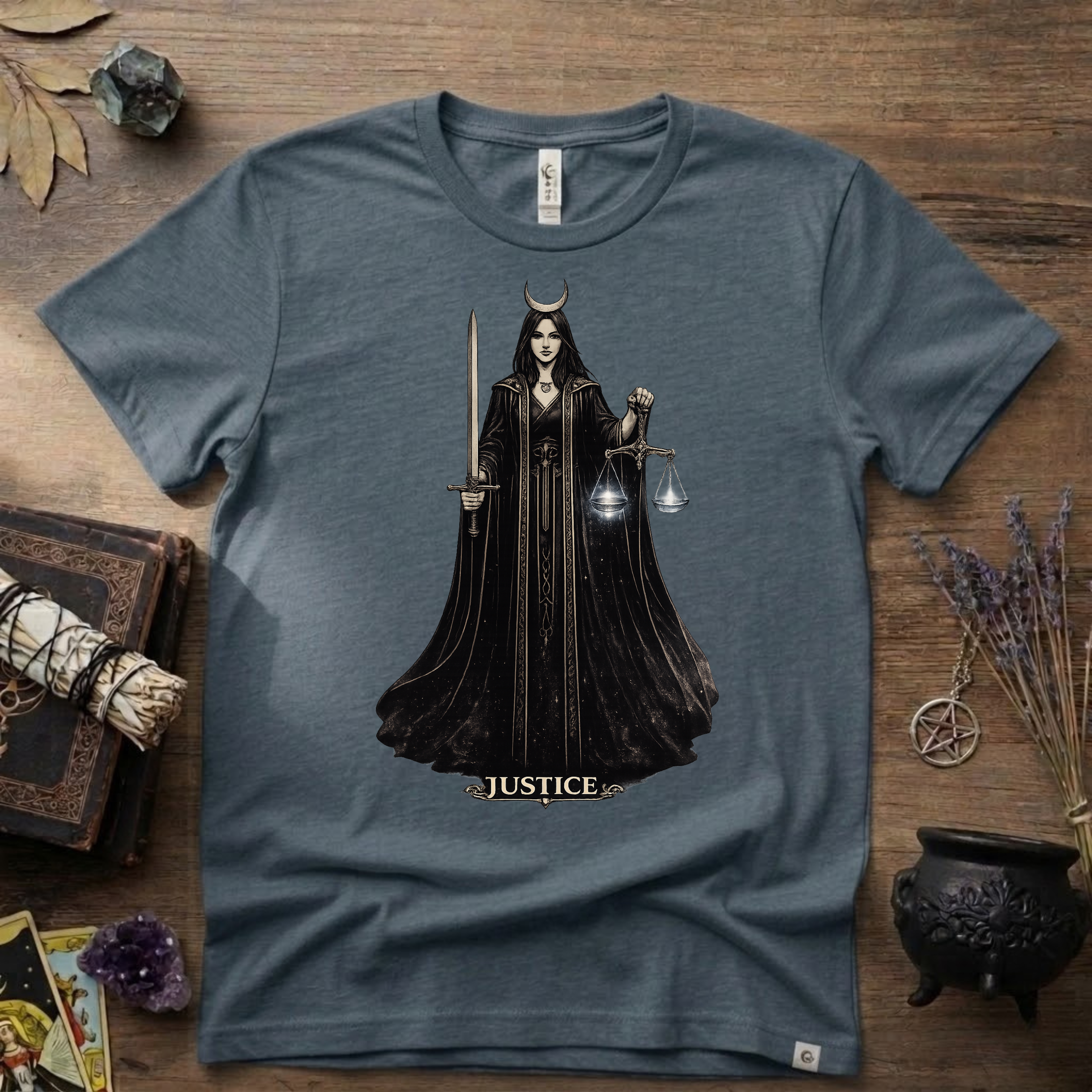 Tarot T-Shirt — Justice