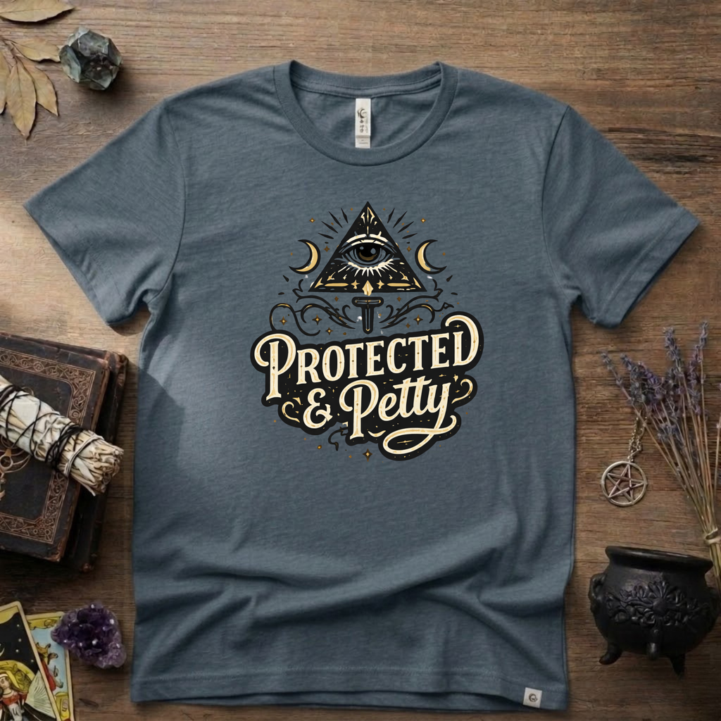 Witchy T-Shirt — "Protected and Petty"