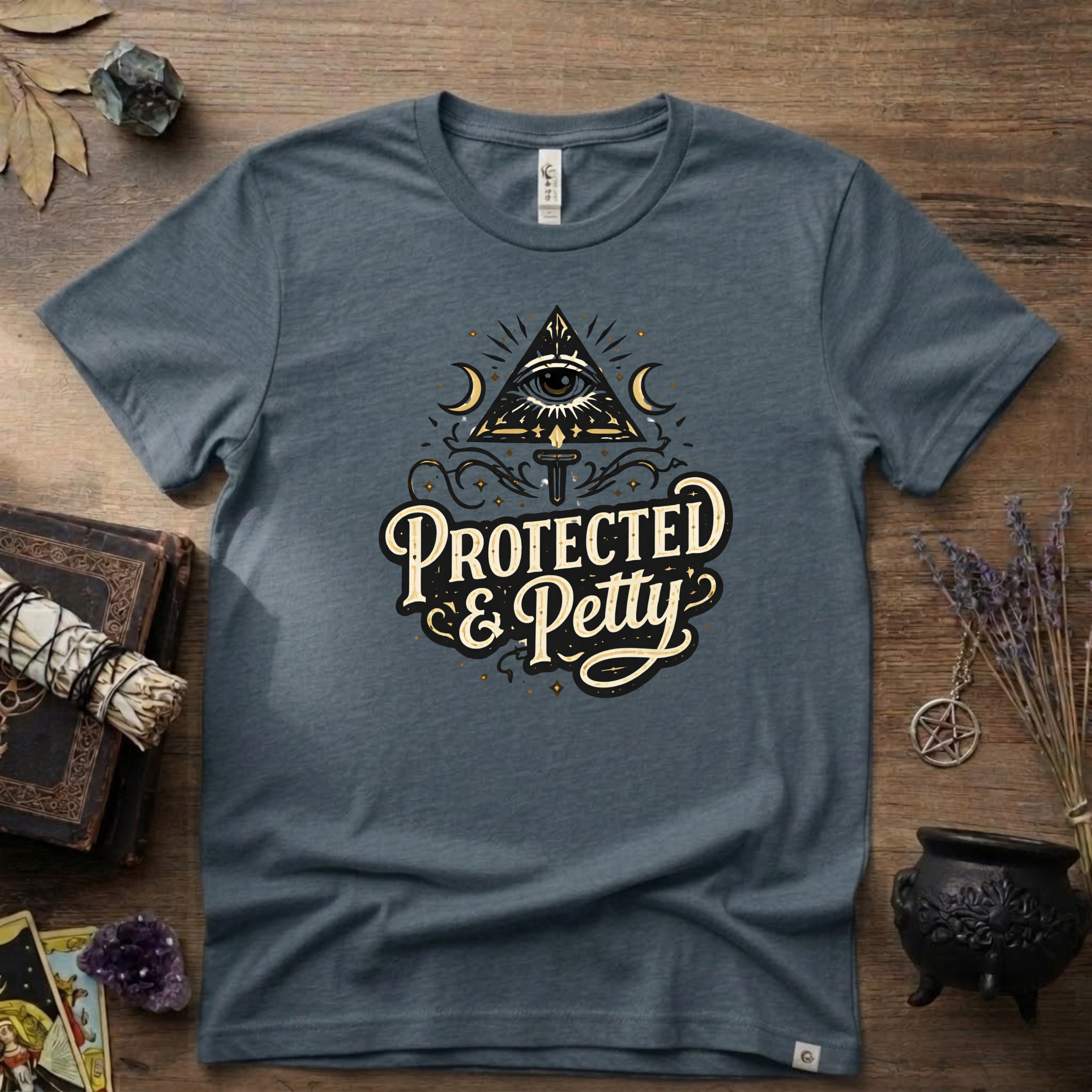 Witchy T-Shirt — "Protected and Petty"