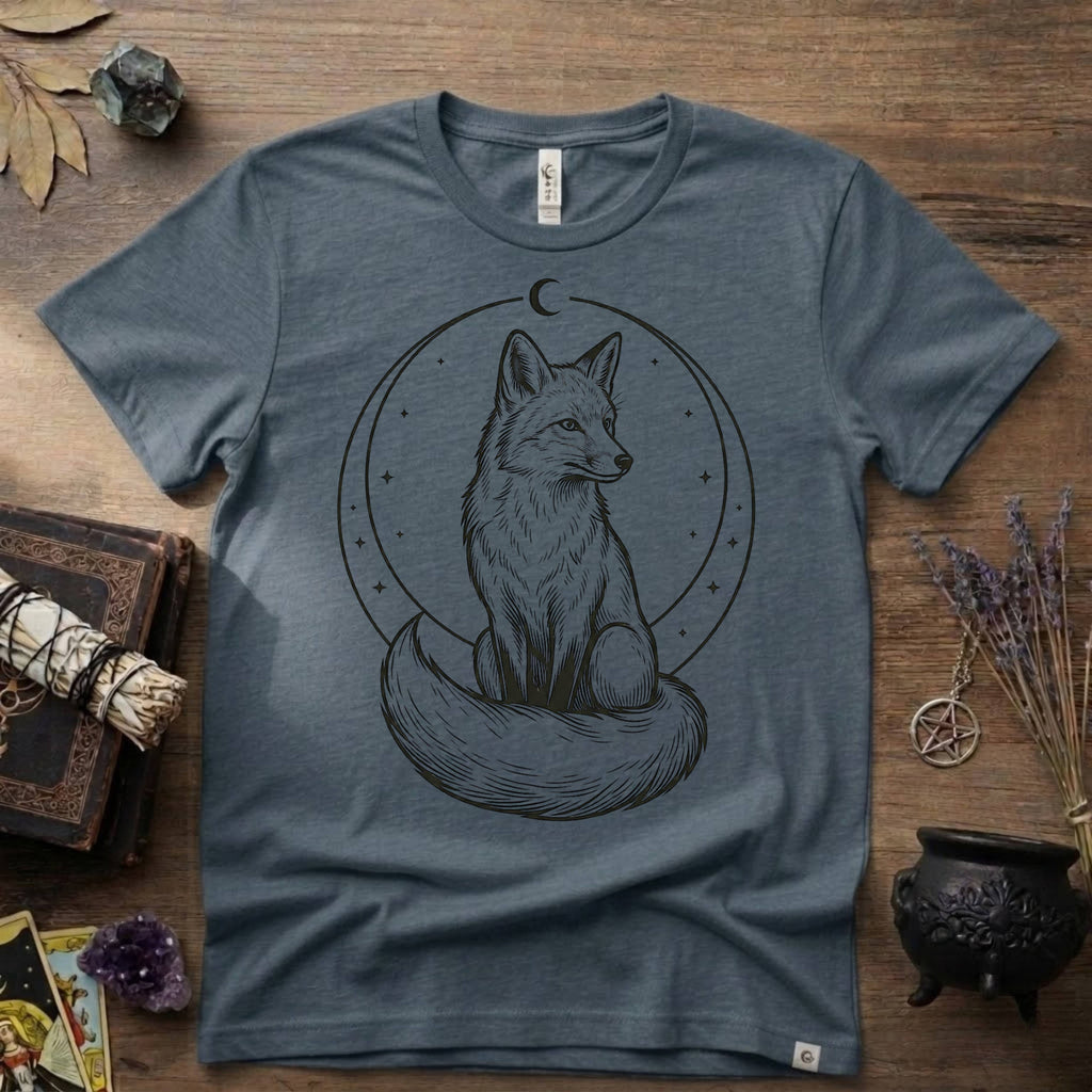Fox Totem T-Shirt — Mystical Woodland Fox Graphic Tee