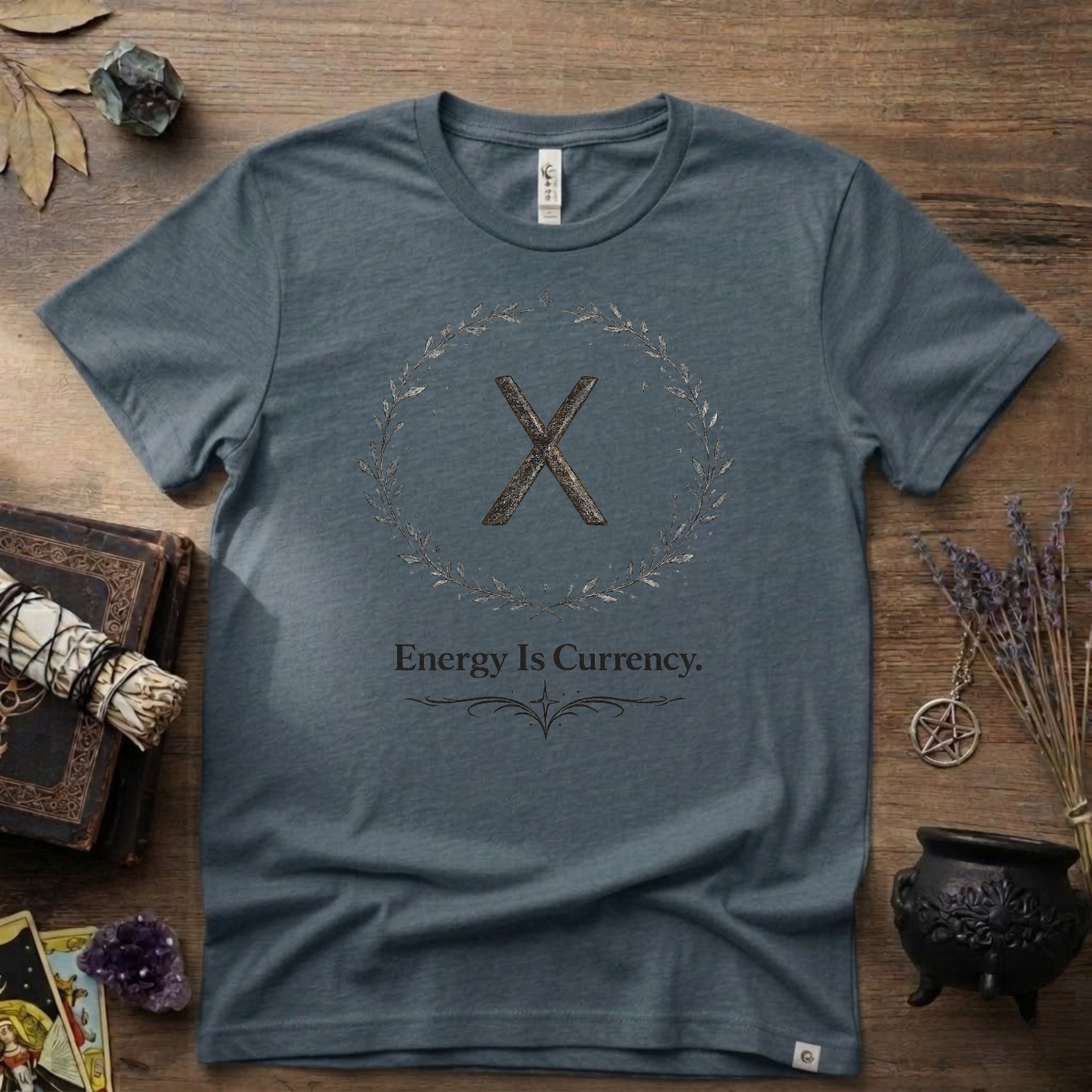 Energy Is Currency Gebo Rune T-Shirt