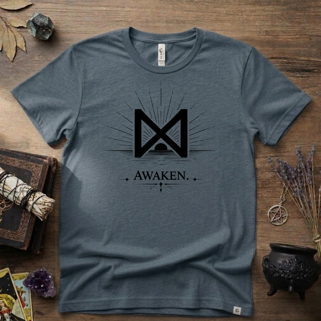 Dagaz Rune T-Shirt — "Awaken" Nordic Symbol Tee