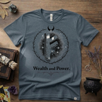 Fehu Rune Wealth & Power T-Shirt