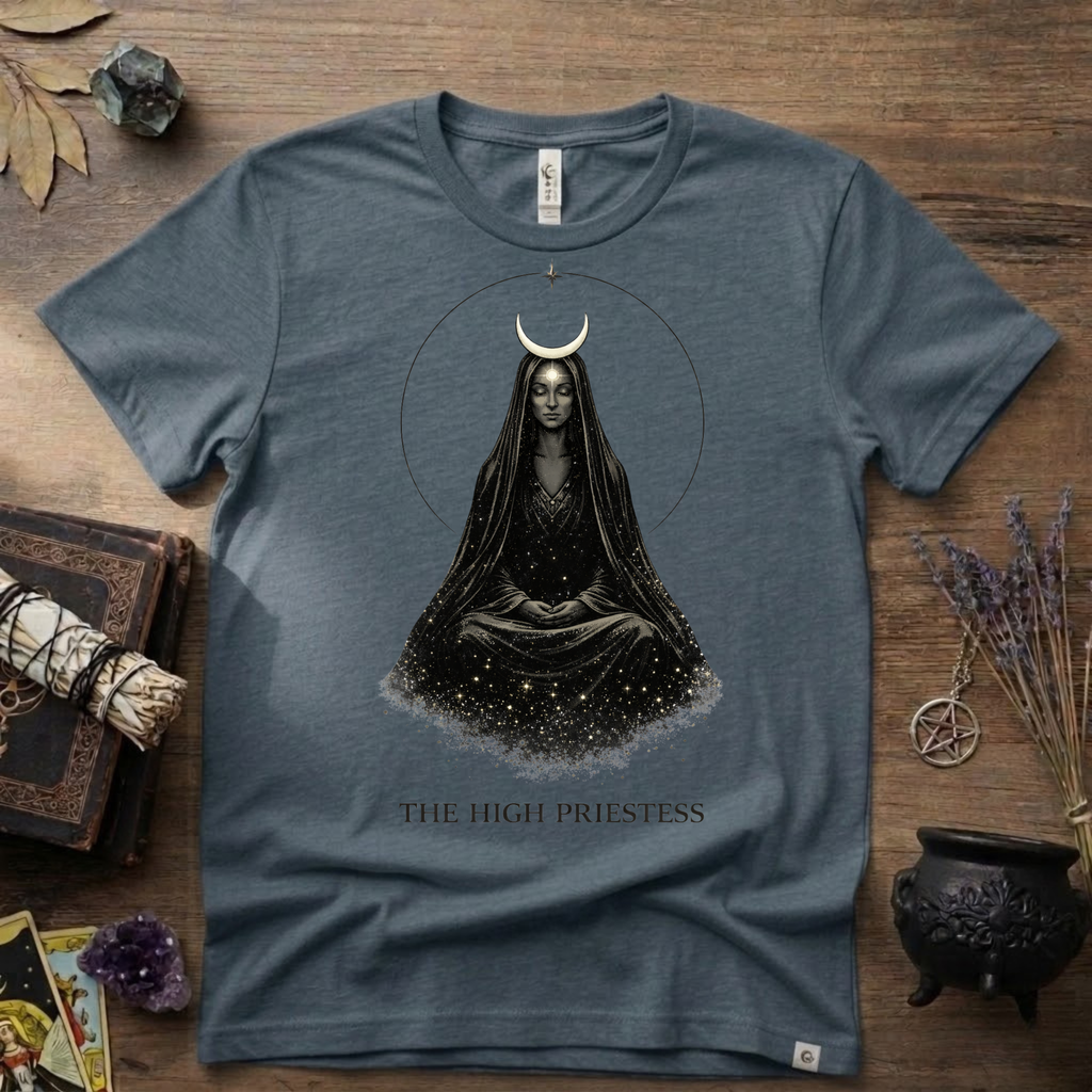Tarot T-Shirt — The High Priestess