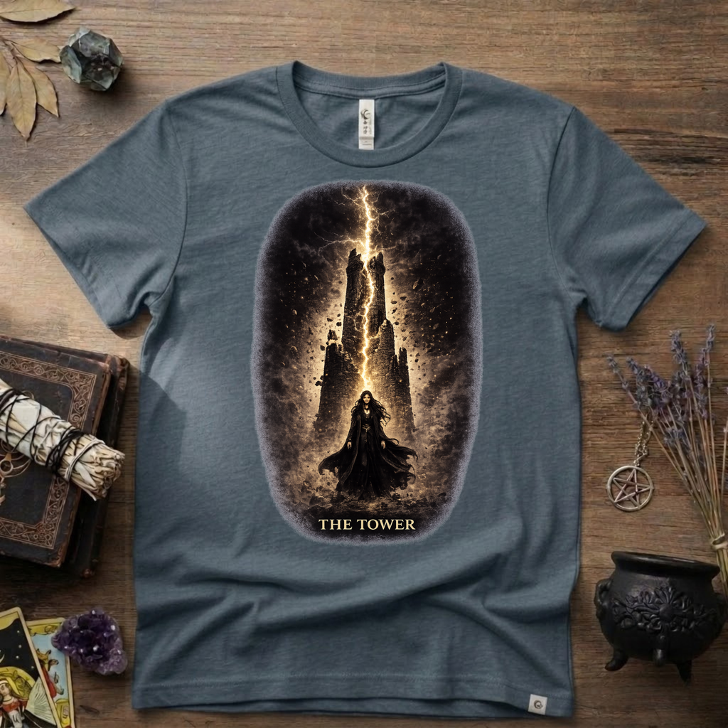 Tarot T-Shirt — The Tower