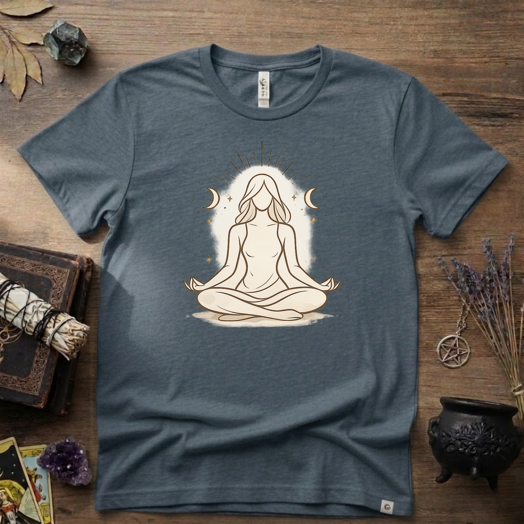 Witchy T-Shirt — "Meditation Witch"