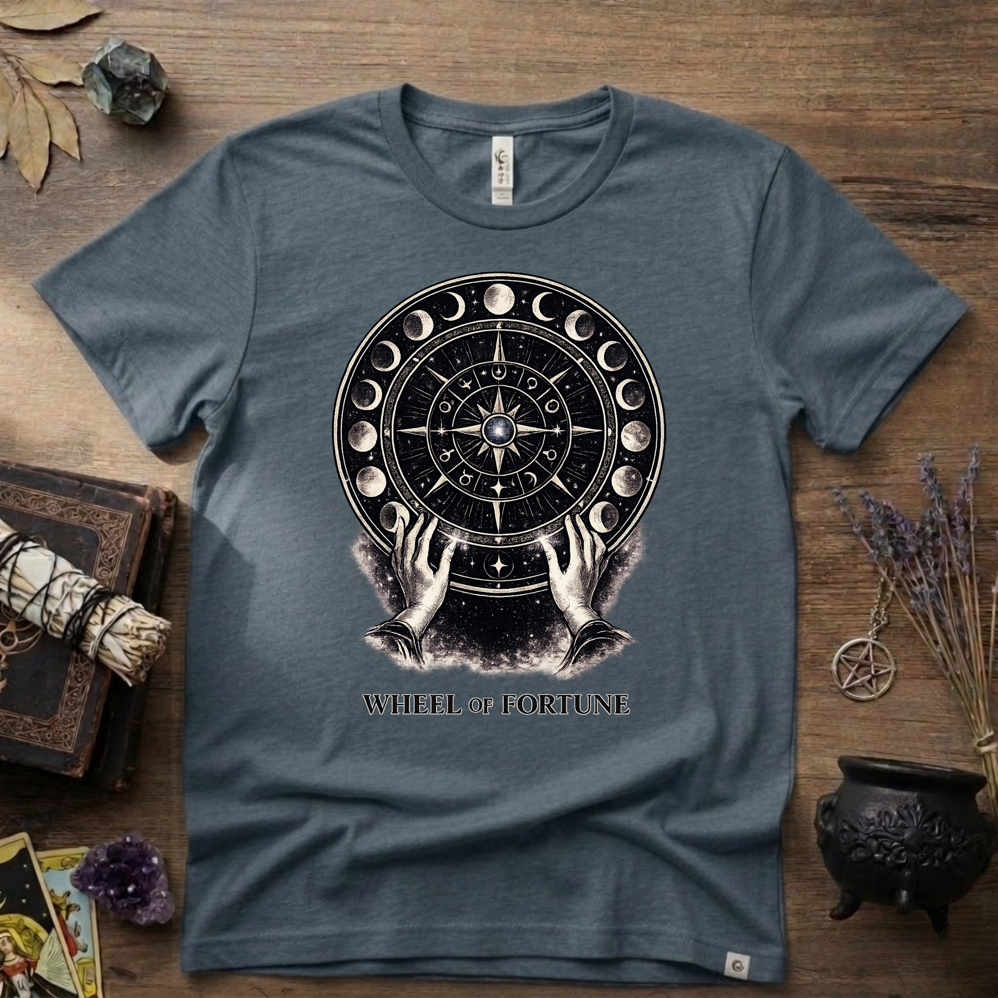 Tarot T-Shirt — The Wheel of Fortune